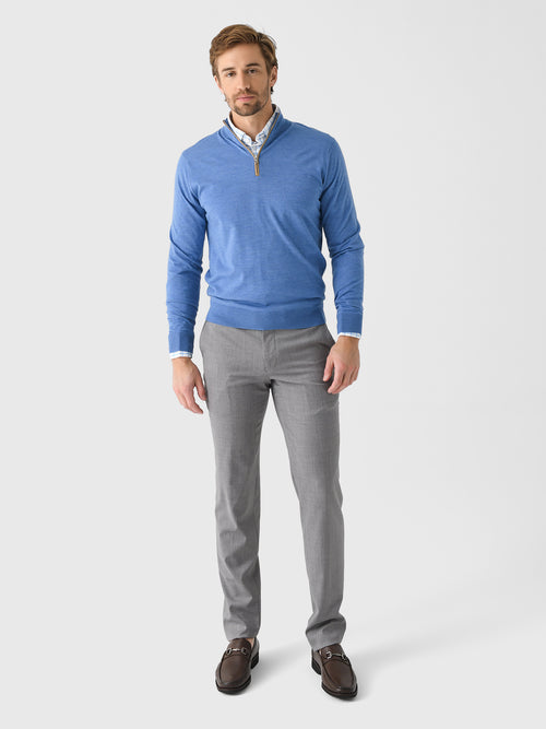 Peter Millar Crown Crafted Men's Excursionist Flex Quarter-Zip Sweater