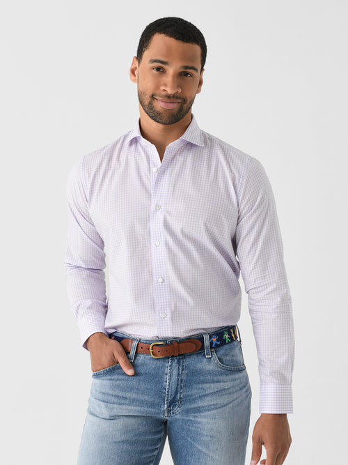 Peter Millar Crown Crafted Men's Capri Cotton Sport Shirt