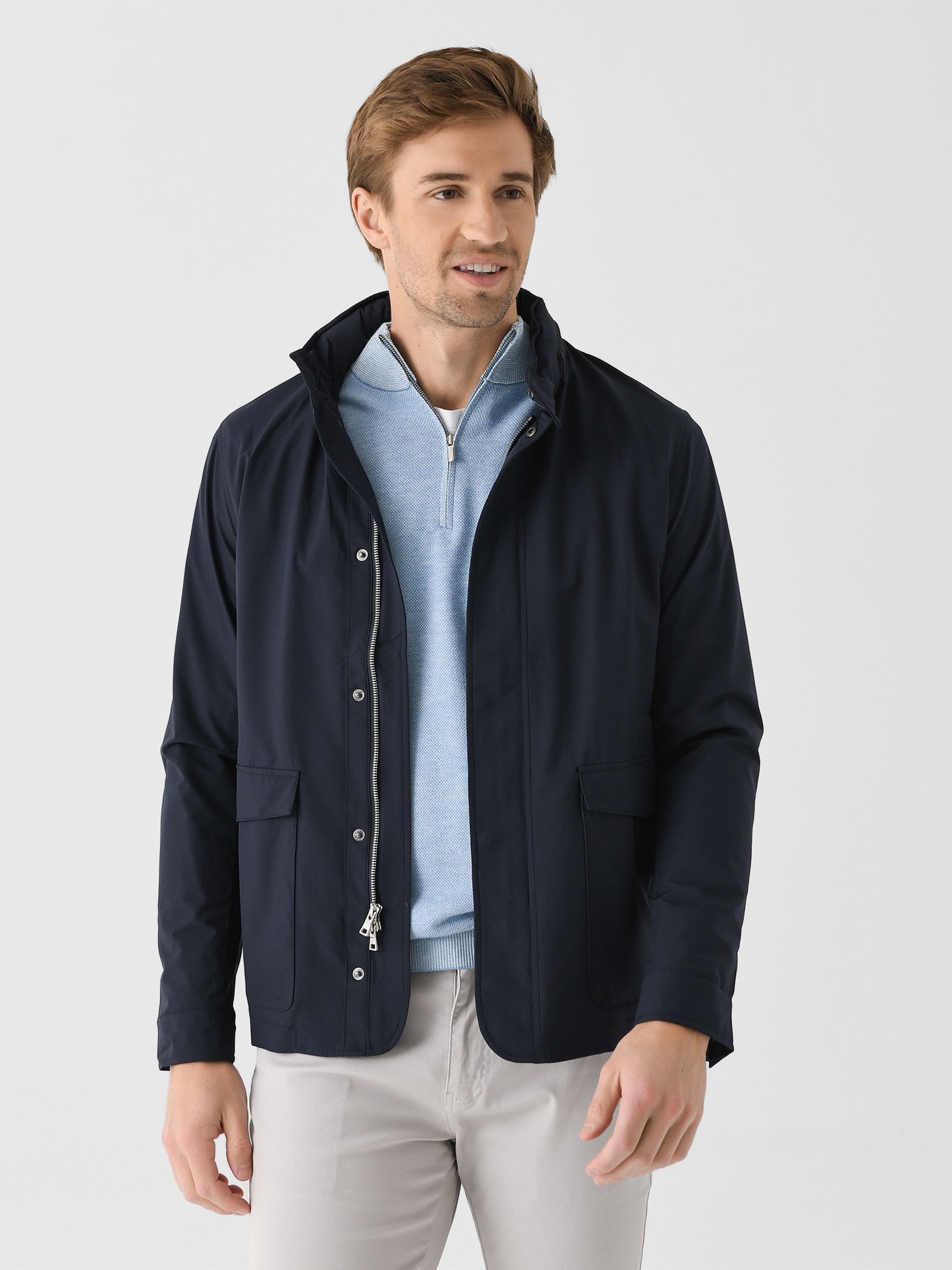Peter Millar Crown Crafted Men's Discovery Field Jacket - Saint Bernard