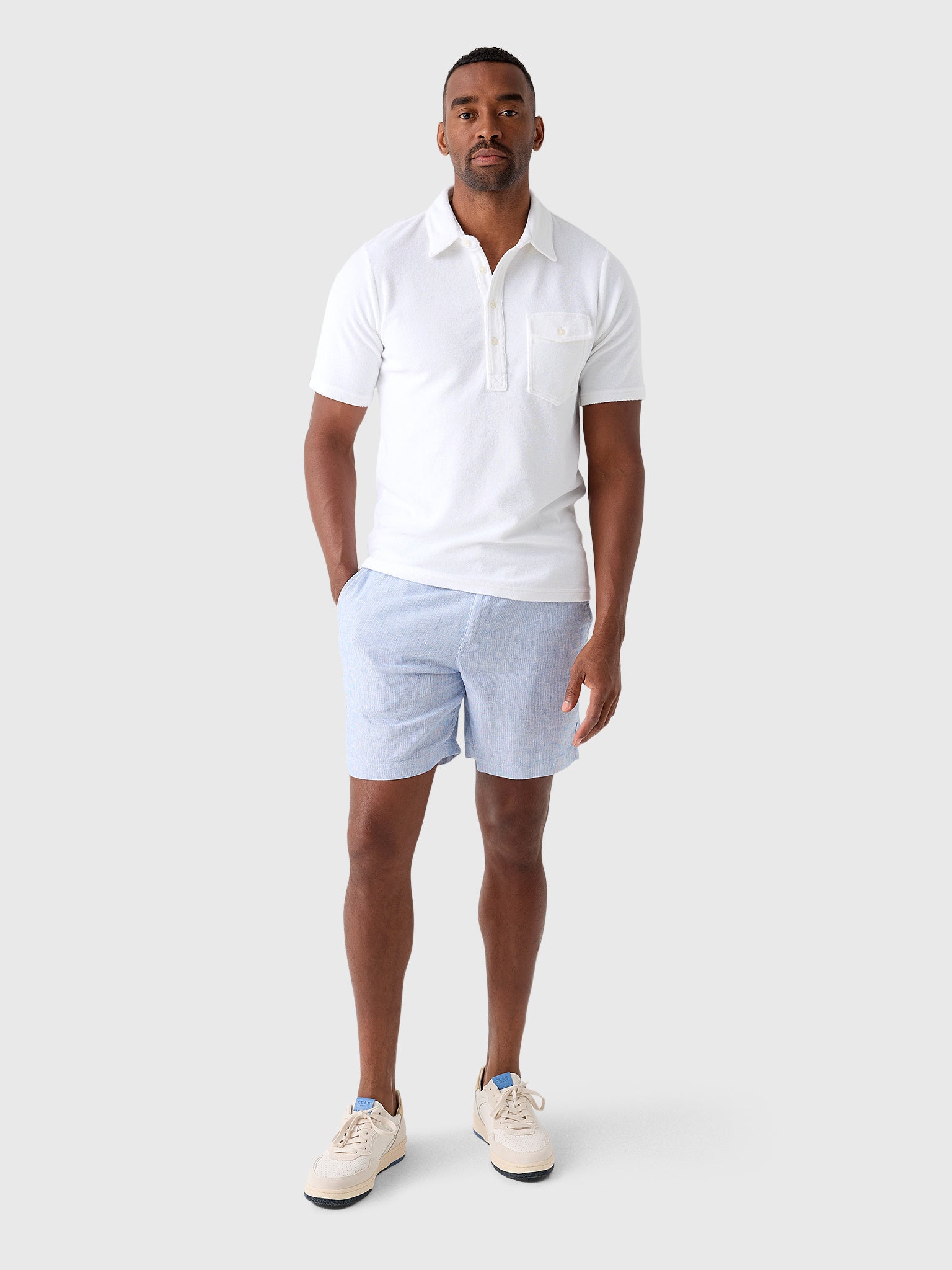 Peter Millar Crown Men's Weekend Stripe Short - Saint Bernard