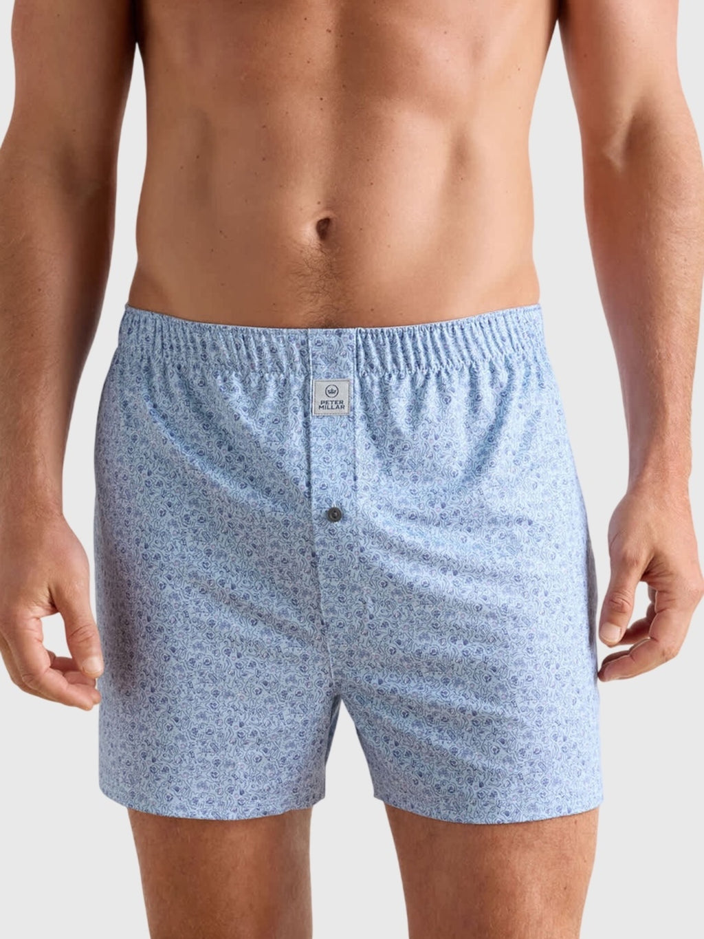 Peter Millar Crown Sport Men's Parker Performance Boxer Short - Saint Bernard