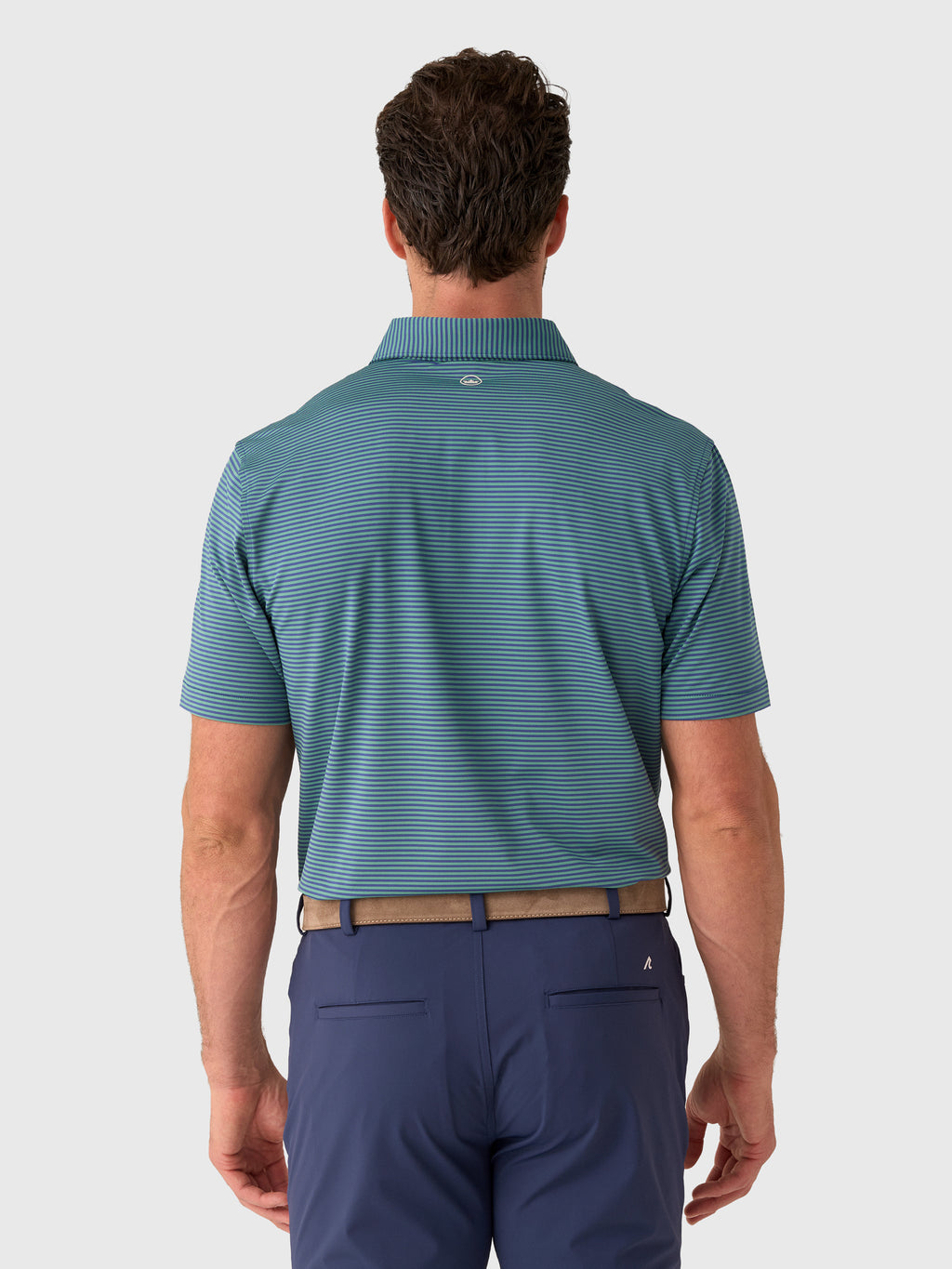 Peter Millar Crown Sport Men's Hales Performance Jersey Polo - Saint Bernard
