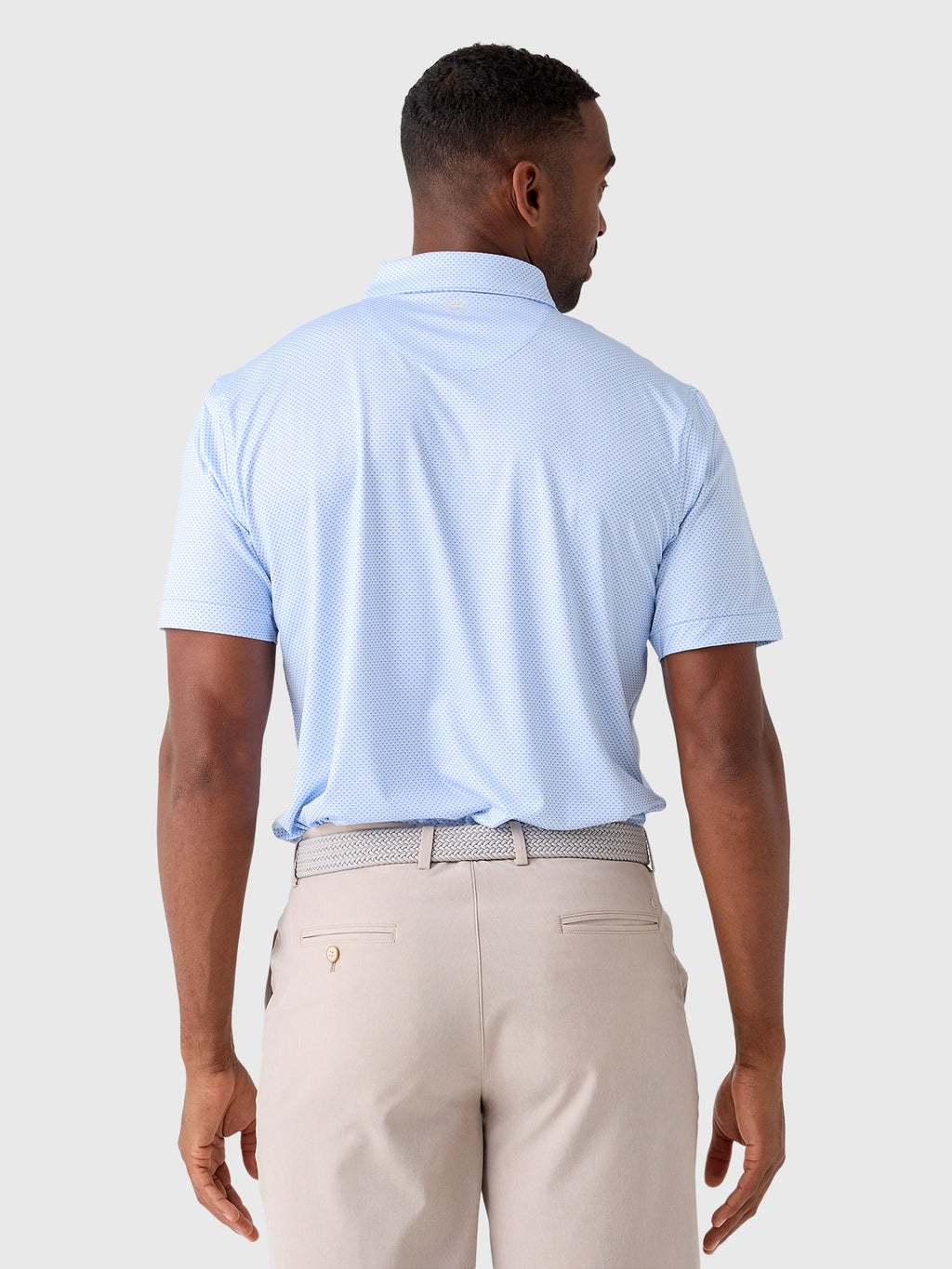 Peter Millar Crown Sport Men's Medina Performance Jersey Polo - Saint Bernard