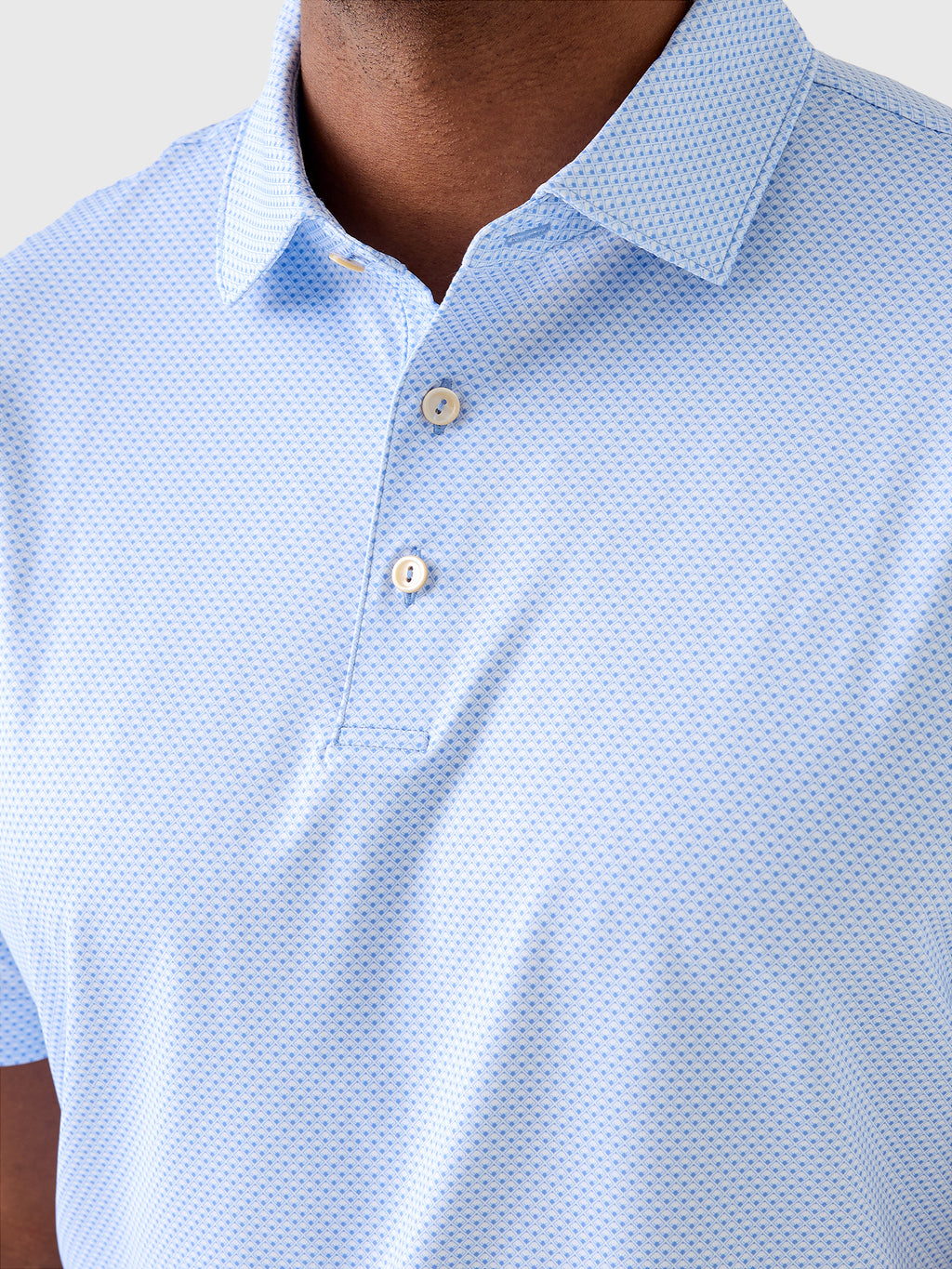 Peter Millar Crown Sport Men's Medina Performance Jersey Polo - Saint Bernard