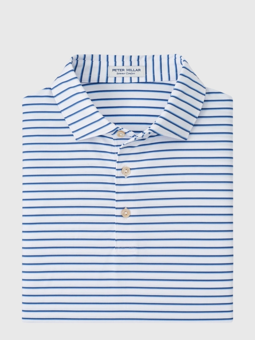 Peter Millar Crown Sport Men's Dunnes Performance Jersey Polo - Saint Bernard
