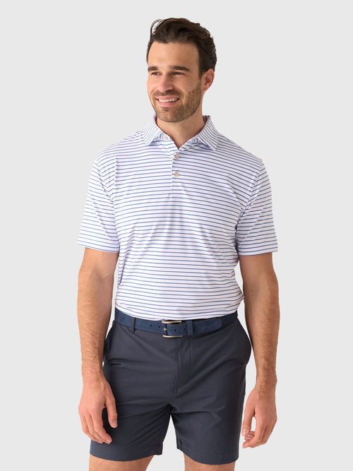 Peter Millar Crown Sport Men's Dunnes Performance Jersey Polo