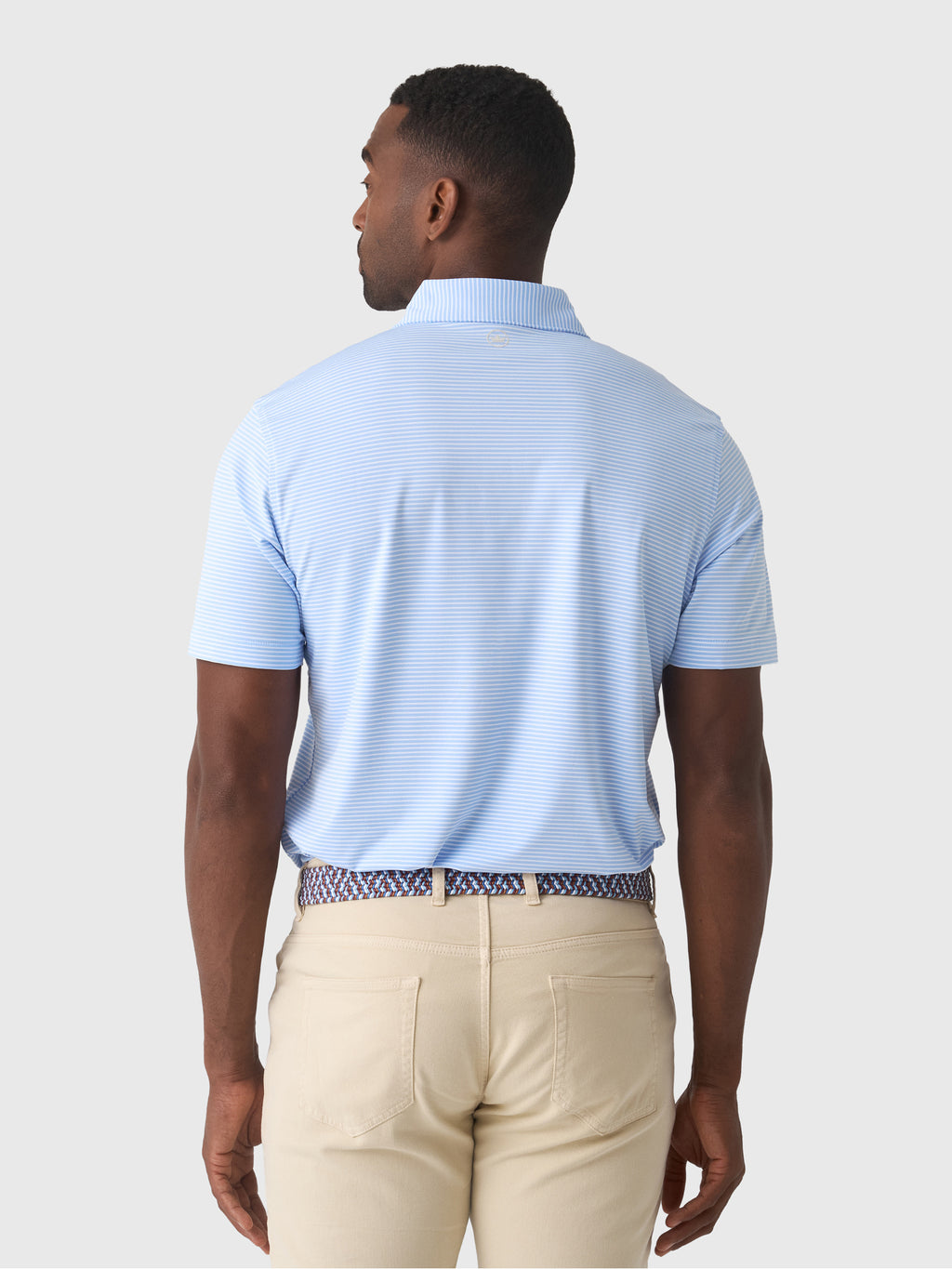 Peter Millar Crown Sport Men's Bolt Performance Jersey Polo - Saint Bernard