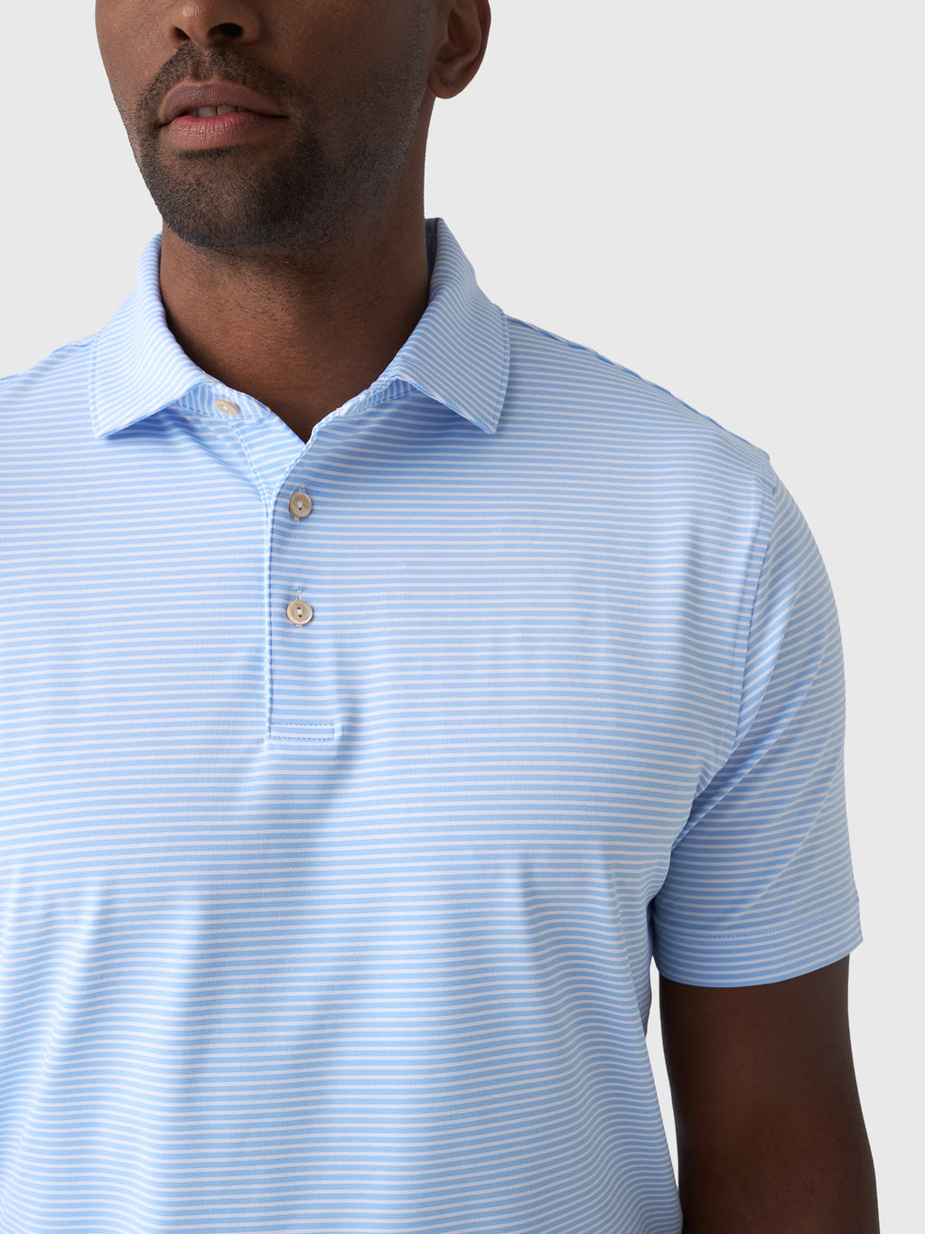 Peter Millar Crown Sport Men's Bolt Performance Jersey Polo - Saint Bernard