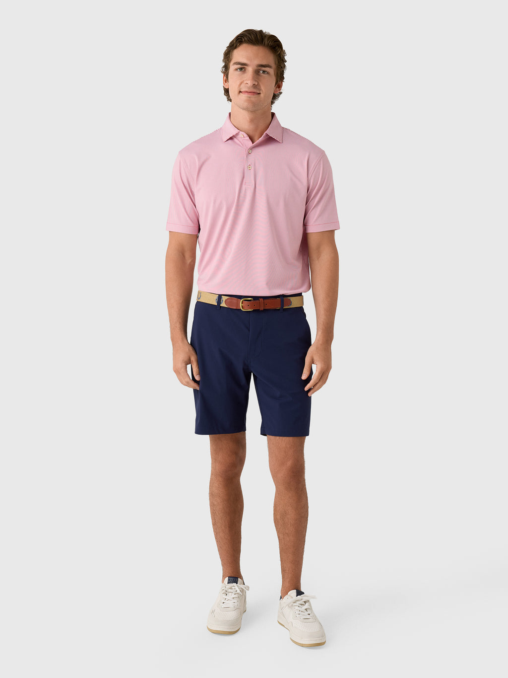 Peter Millar Crown Sport Men's Jubilee Performance Jersey Polo - Saint Bernard