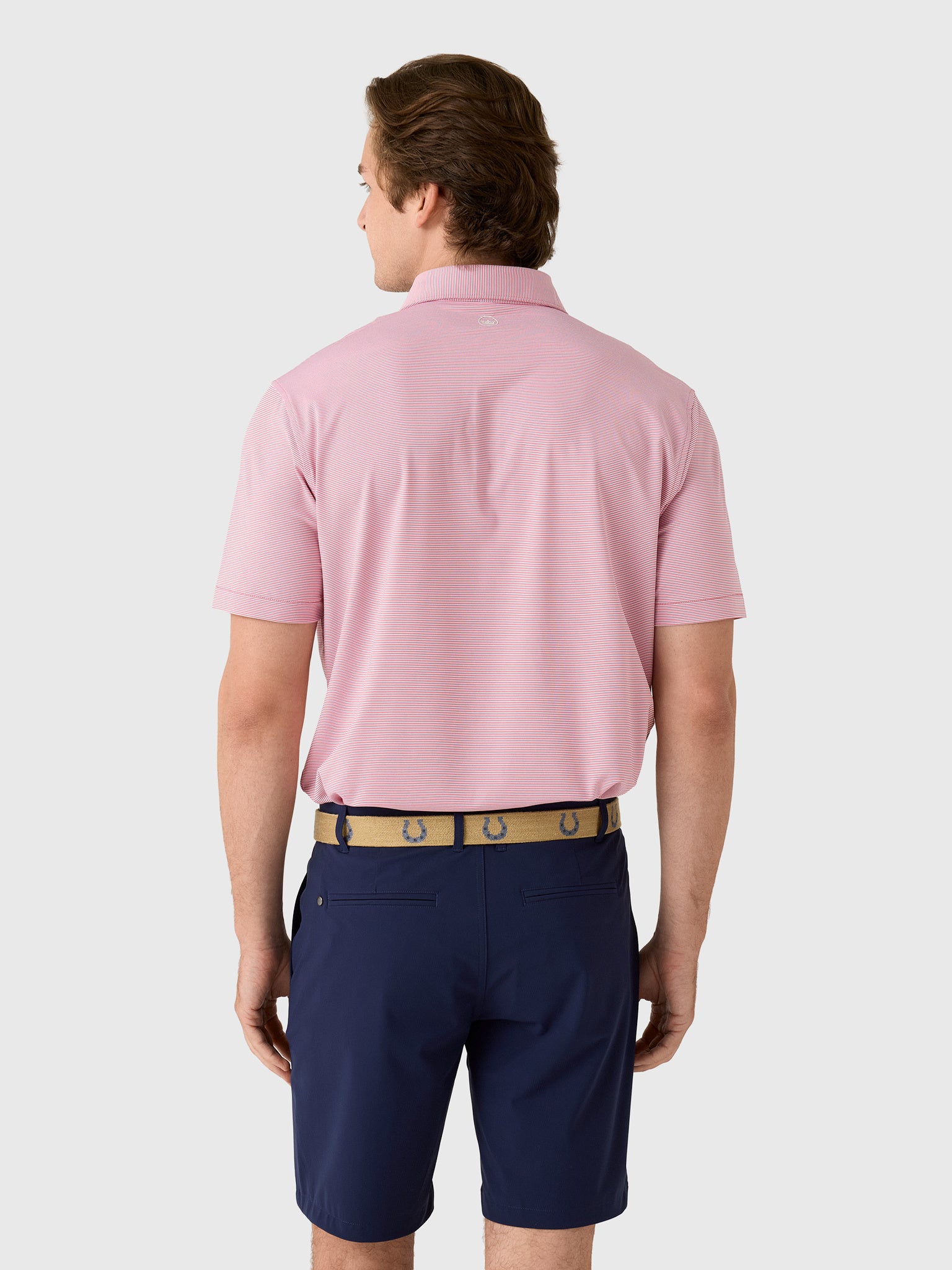 Peter Millar Crown Sport Men's Jubilee Performance Jersey Polo - Saint Bernard