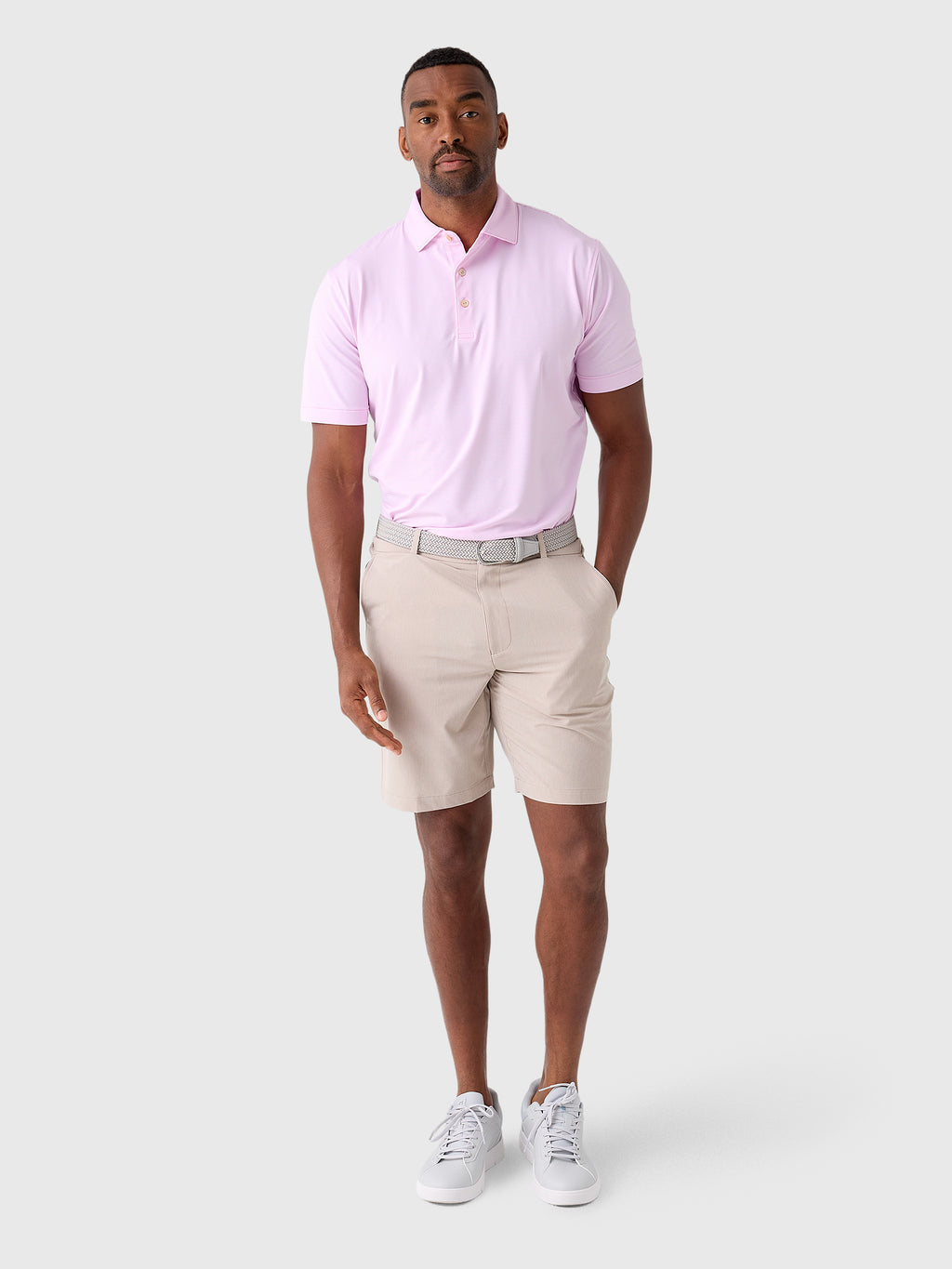Peter Millar Crown Sport Men's Jubilee Performance Jersey Polo - Saint Bernard