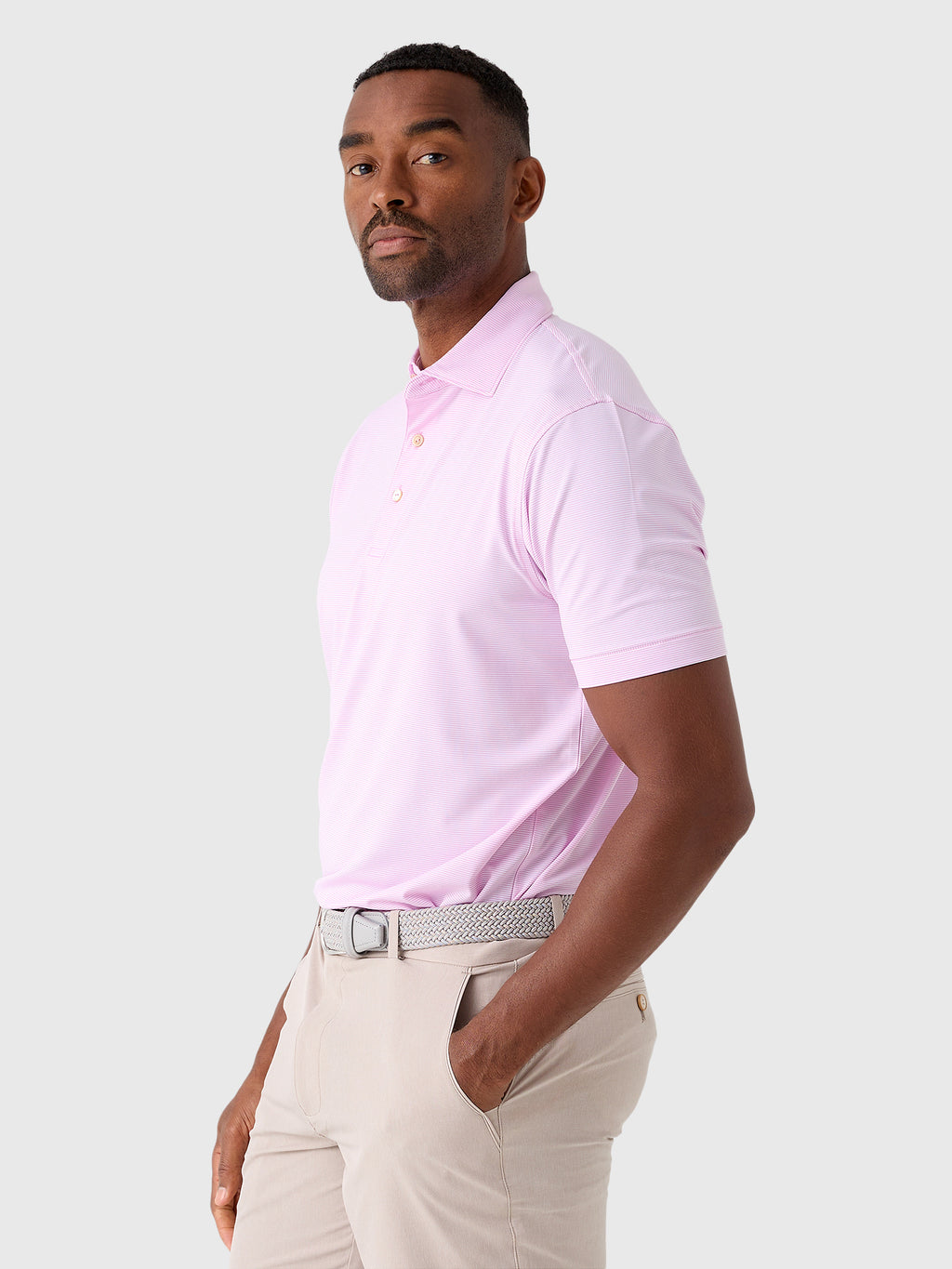 Peter Millar Crown Sport Men's Jubilee Performance Jersey Polo - Saint Bernard
