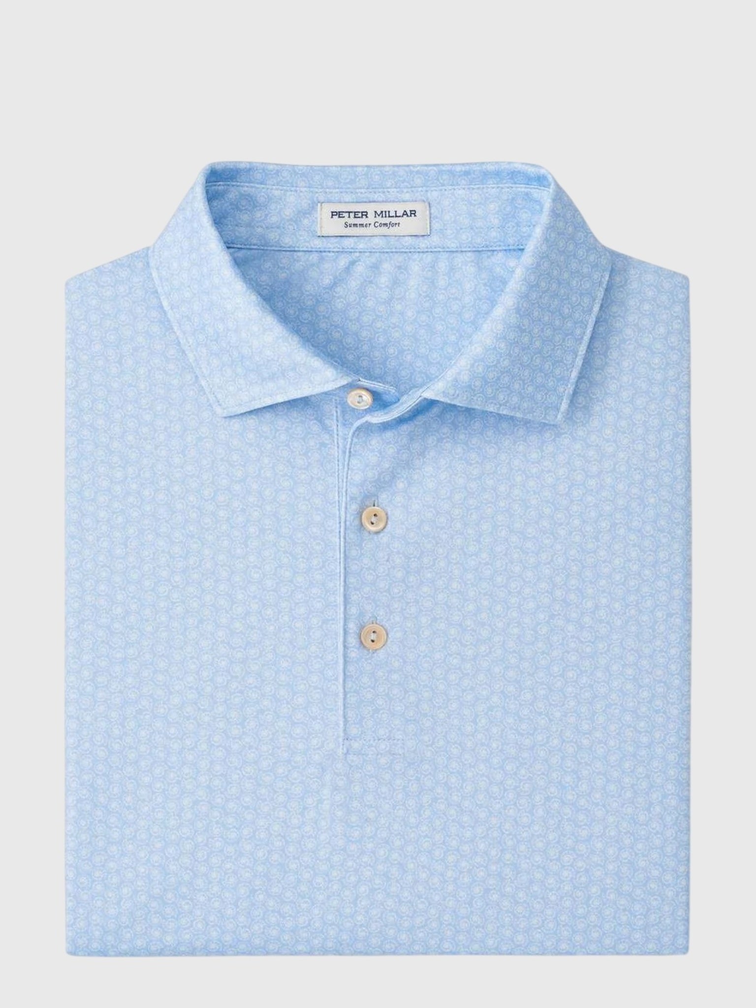 Peter Millar Crown Sport Men's Nautilus Performance Jersey Polo - Saint Bernard