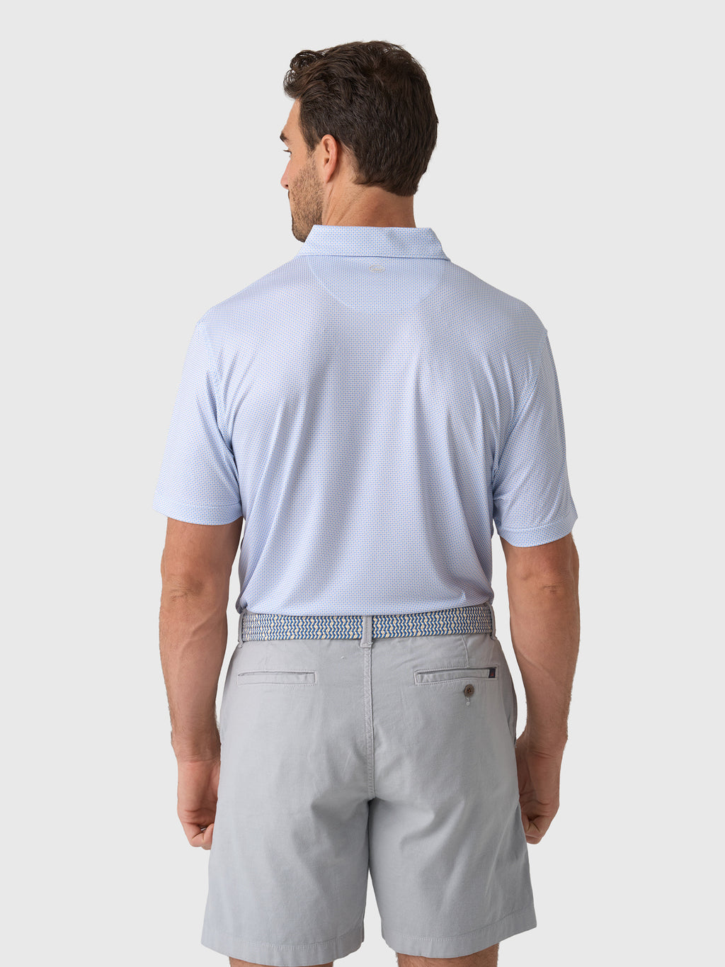 Peter Millar Crown Sport Men's Phoenix Performance Jersey Polo - Saint Bernard