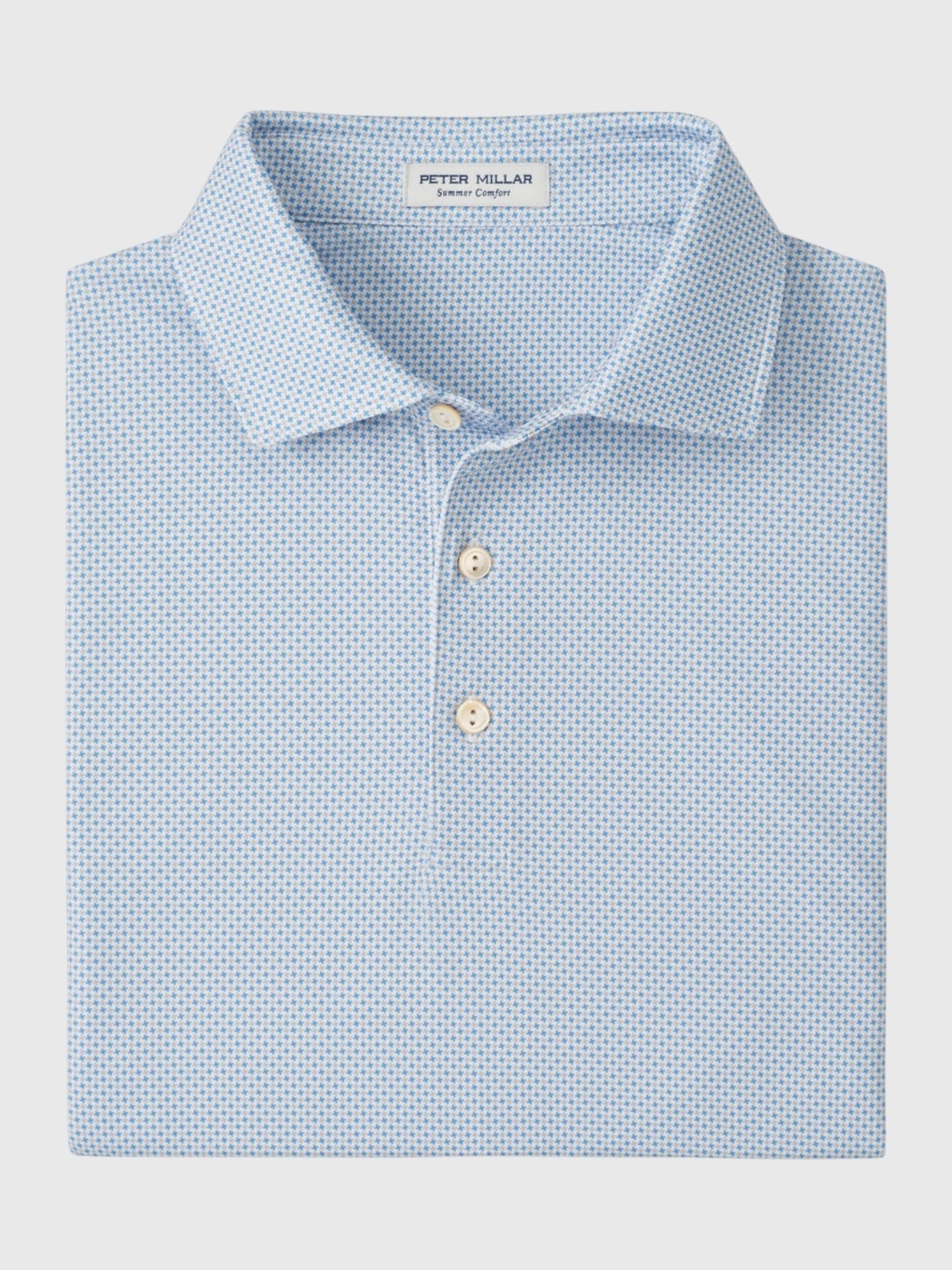 Peter Millar Crown Sport Men's Phoenix Performance Jersey Polo - Saint Bernard