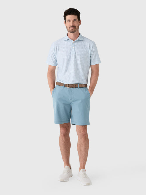 Peter Millar Crown Sport Men's Flock Performance Jersey Polo