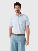 Peter Millar Crown Sport Men's Flock Performance Jersey Polo - Saint Bernard