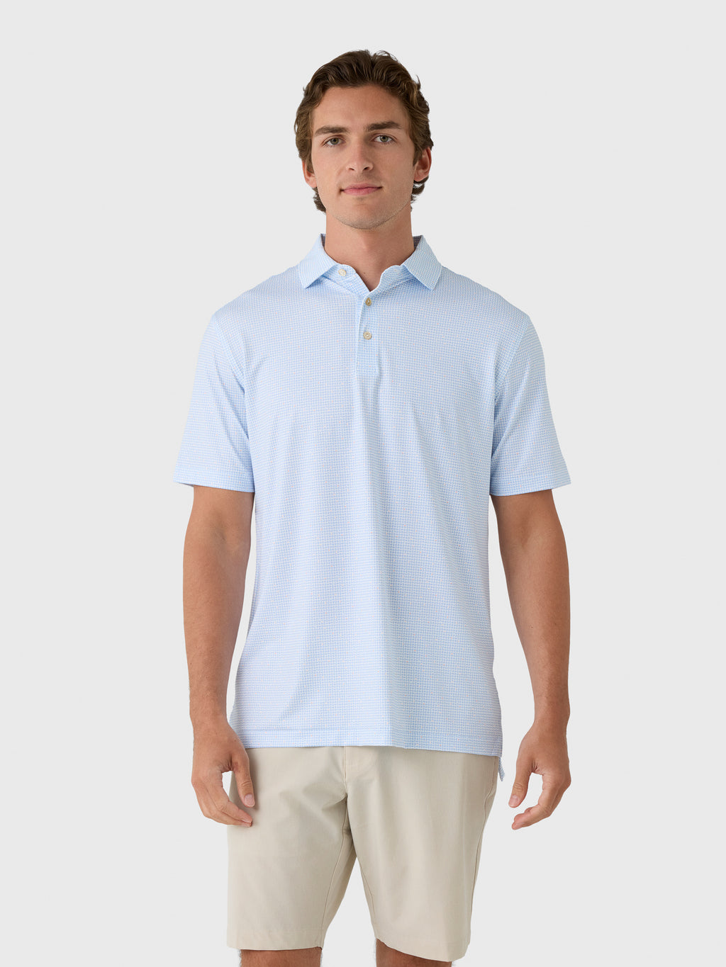 Peter Millar Crown Sport Men's Alta Performance Jersey Polo - Saint Bernard