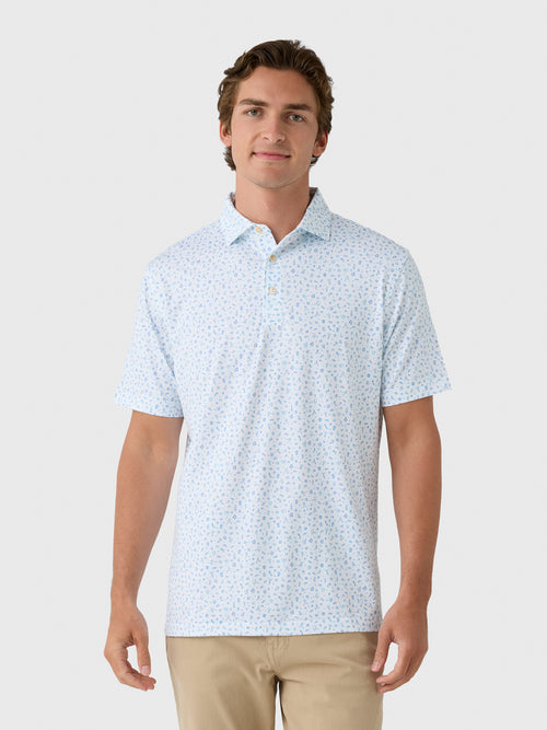 Peter Millar Crown Sport Men's Goalie Performance Jersey Polo
