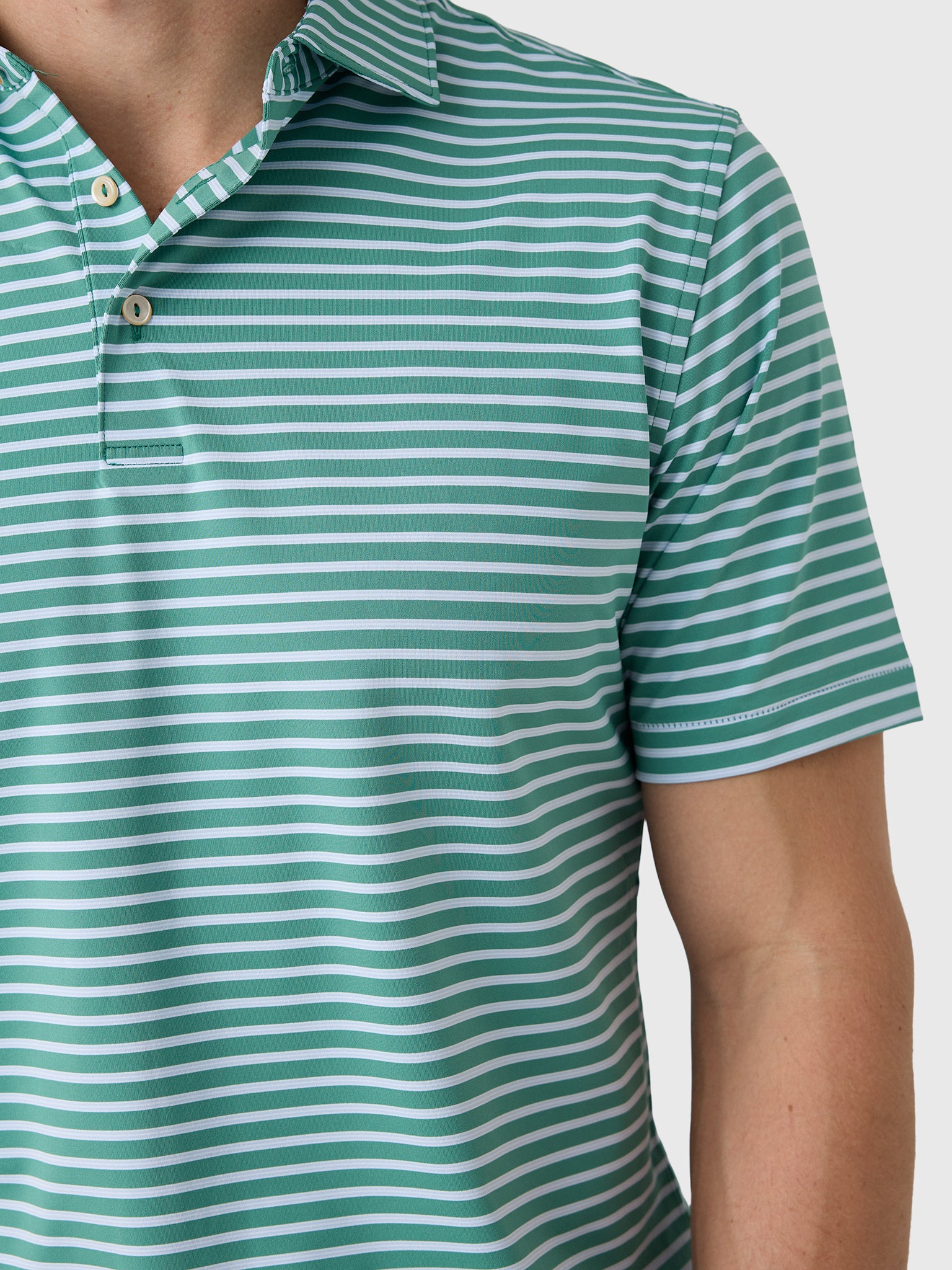 Peter Millar Crown Sport Men's Ashford Performance Jersey Polo - Saint Bernard