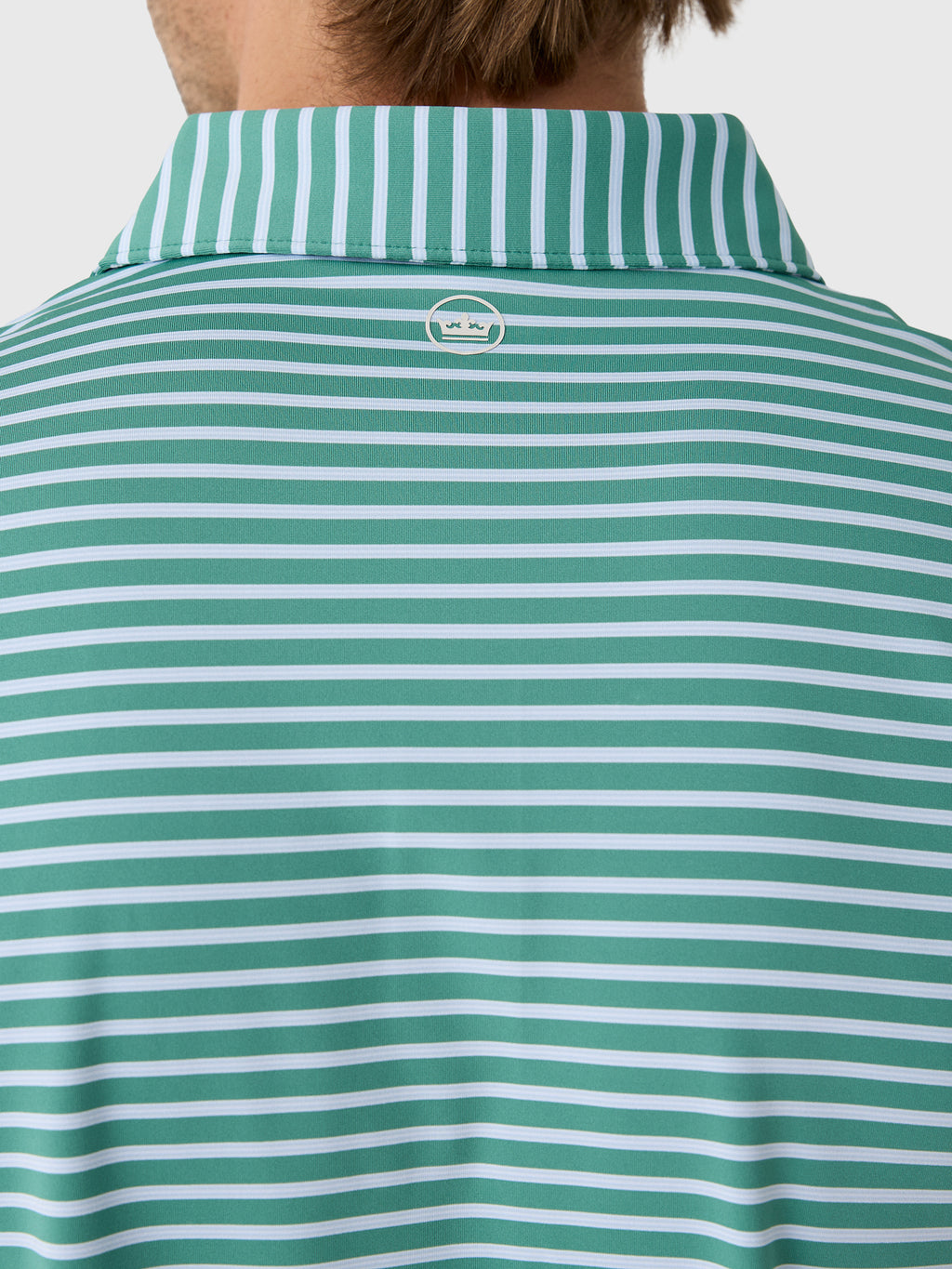 Peter Millar Crown Sport Men's Ashford Performance Jersey Polo - Saint Bernard