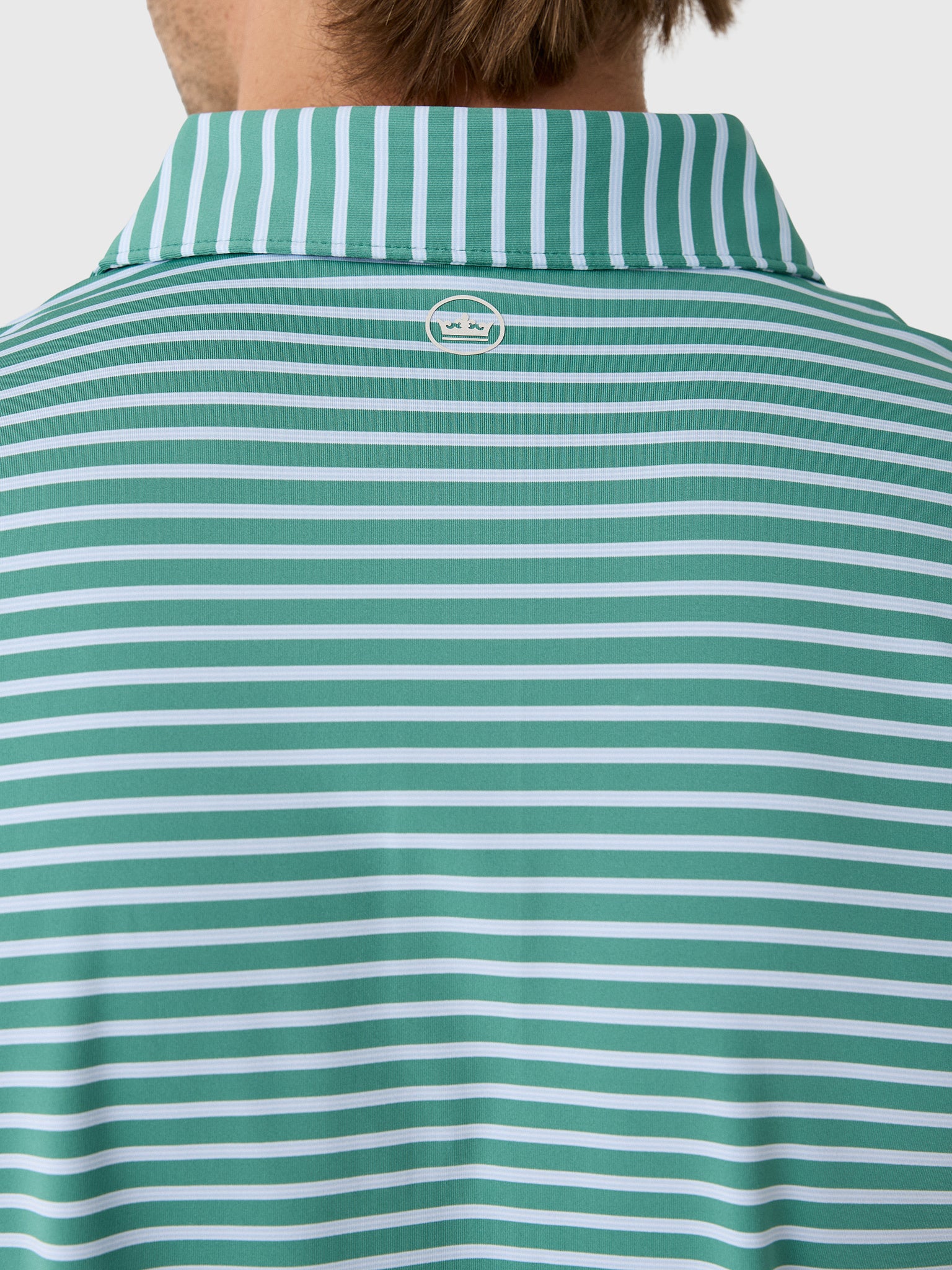 Peter Millar Crown Sport Men's Ashford Performance Jersey Polo - Saint Bernard