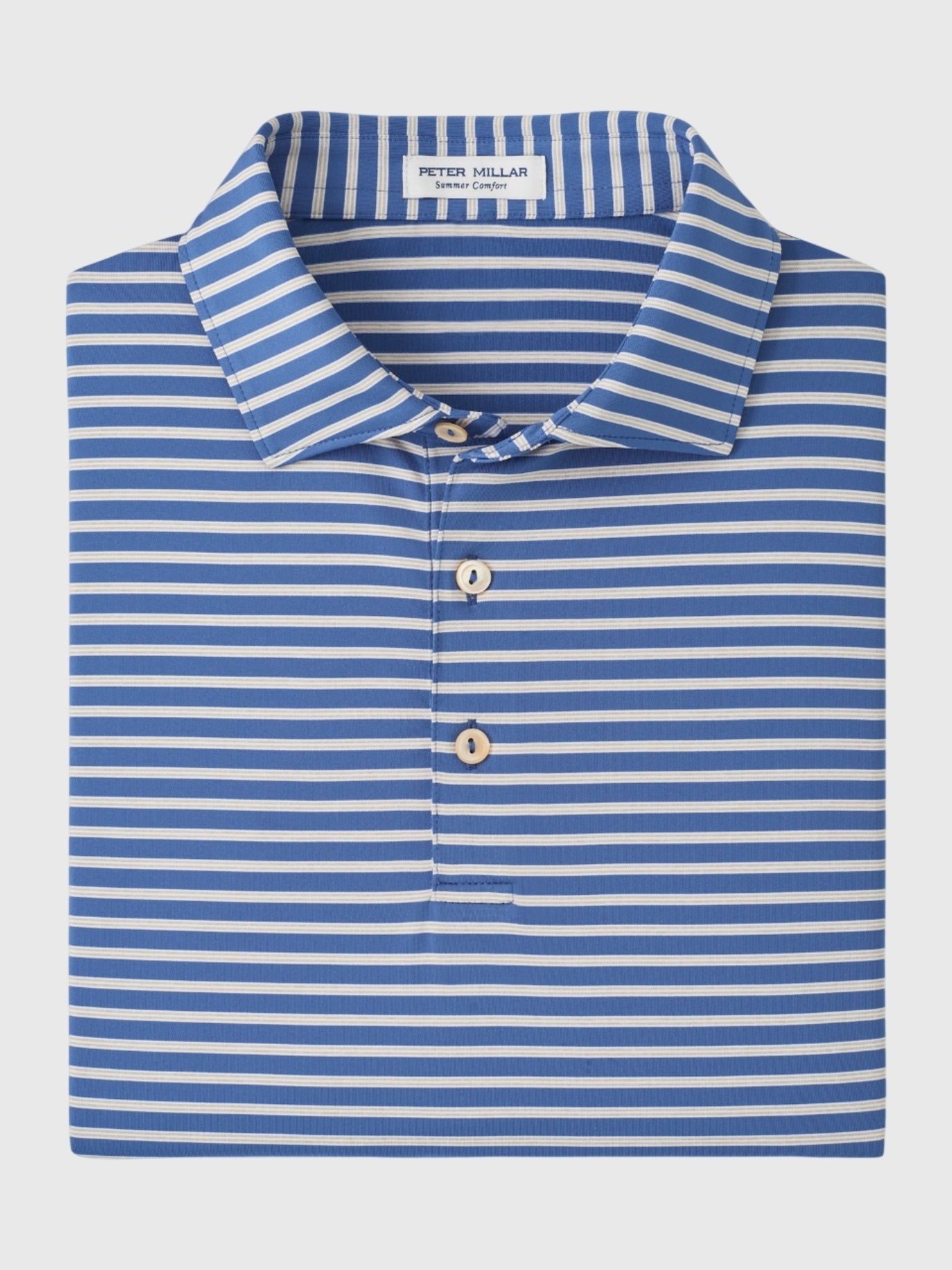 Peter Millar Crown Sport Men's Ashford Performance Jersey Polo - Saint Bernard