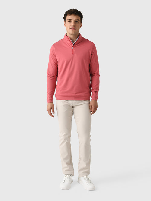 Peter Millar Crown Sport Men's Perth Mélange Performance Quarter-Zip