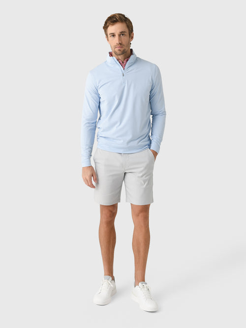 Peter Millar Crown Sport Men's Perth Cross-Hatch Performance Quarter-Zip