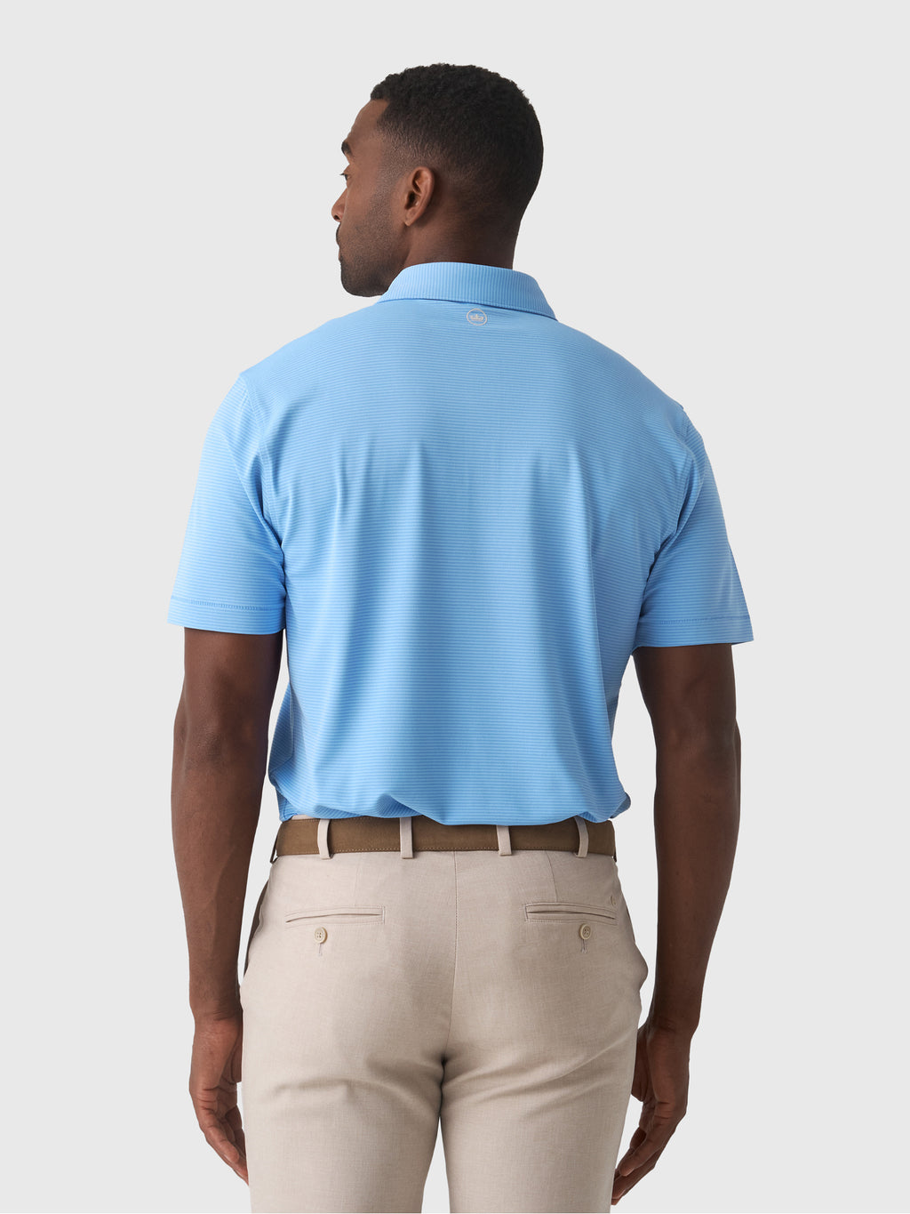 Peter Millar Crown Sport Men's Candor Performance Mesh Polo - Saint Bernard