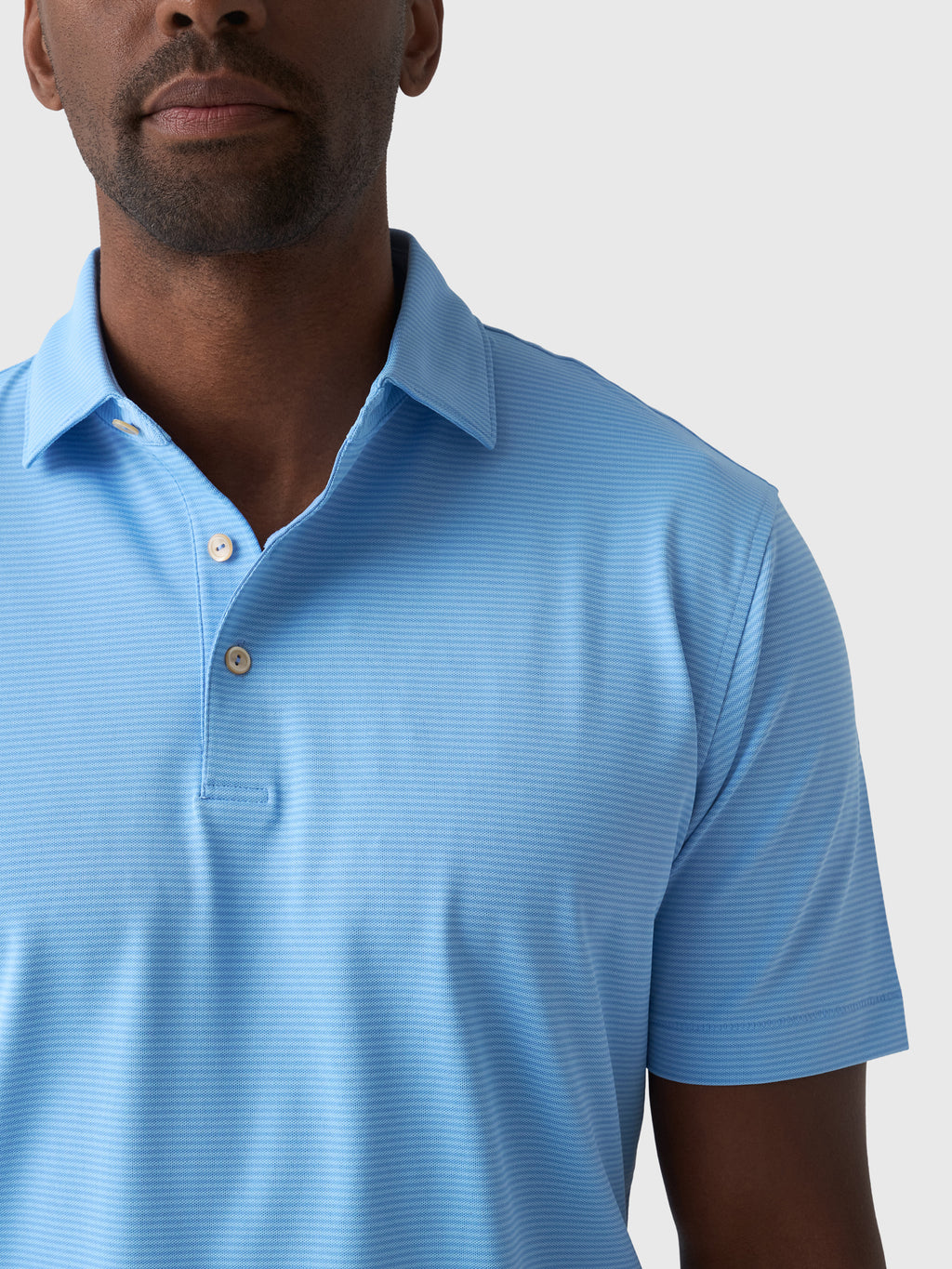Peter Millar Crown Sport Men's Candor Performance Mesh Polo - Saint Bernard