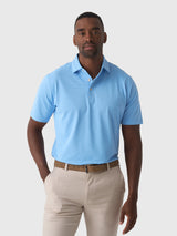 Peter Millar Crown Sport Men's Candor Performance Mesh Polo - Saint Bernard