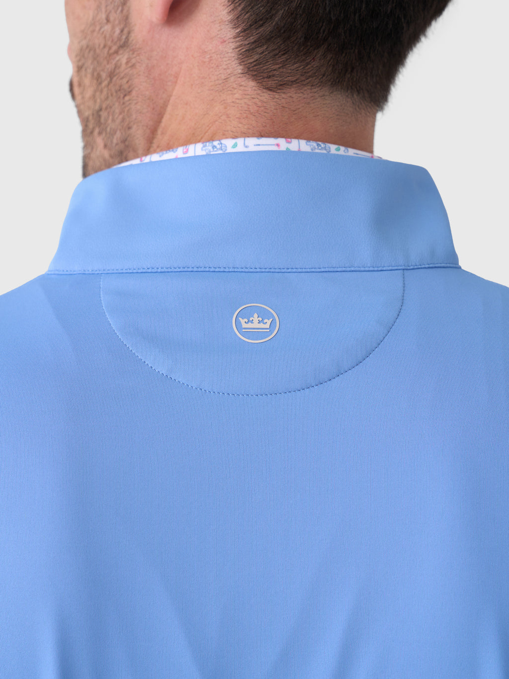 Peter Millar Crown Sport Men's Featherweight Performance Quarter-Zip - Saint Bernard