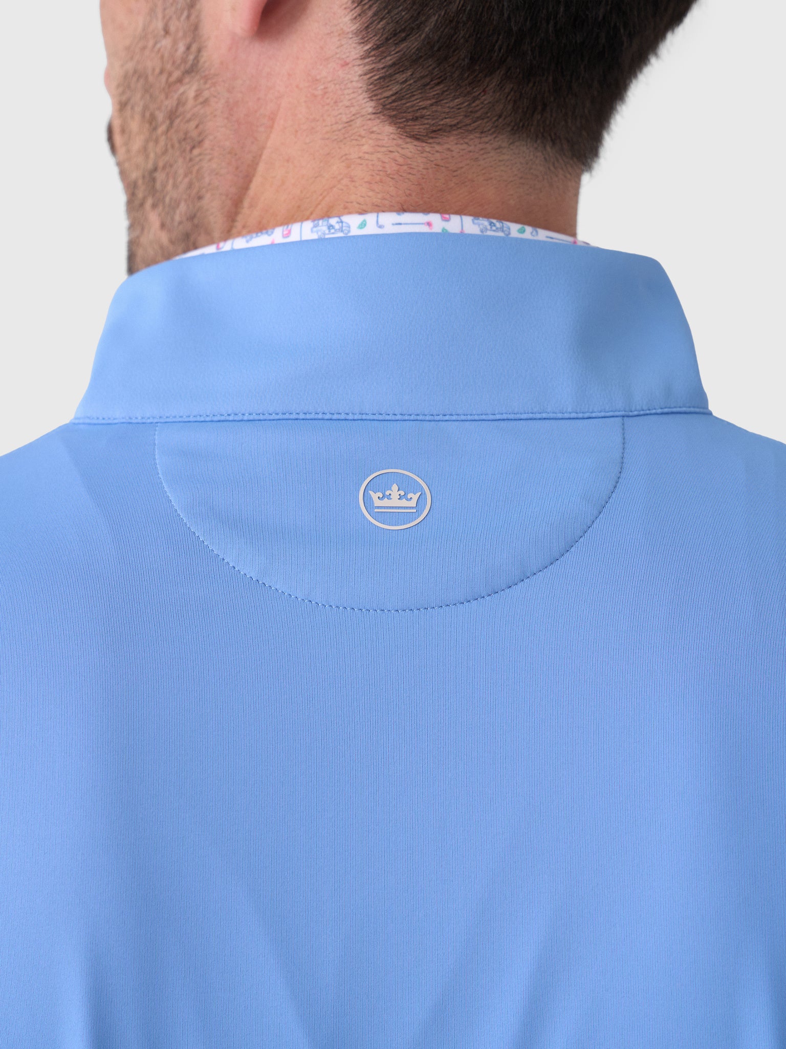 Peter Millar Crown Sport Men's Featherweight Performance Quarter-Zip - Saint Bernard
