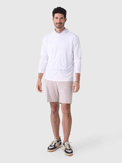 Peter Millar Crown Sport Men's Featherweight Performance Sun Shirt Hoodie