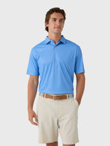 Peter Millar Crown Sport Men's Featherweight Starmount Performance Polo - Saint Bernard