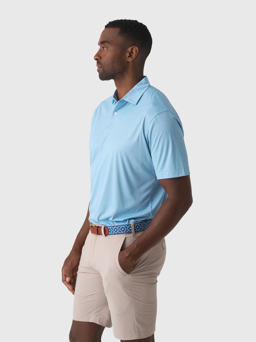 Peter Millar Crown Sport Featherweight Martinis Performance Polo - Saint Bernard