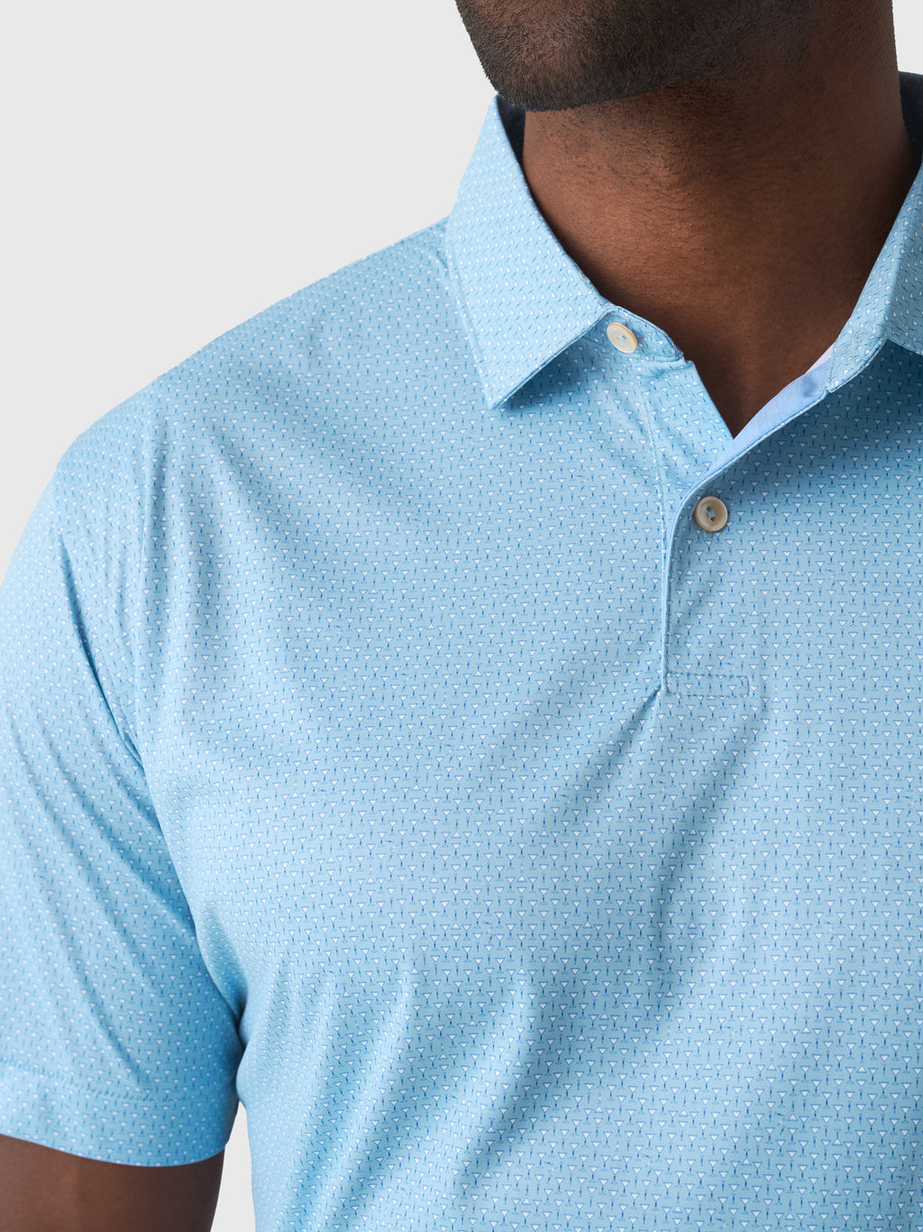 Peter Millar Crown Sport Featherweight Martinis Performance Polo - Saint Bernard