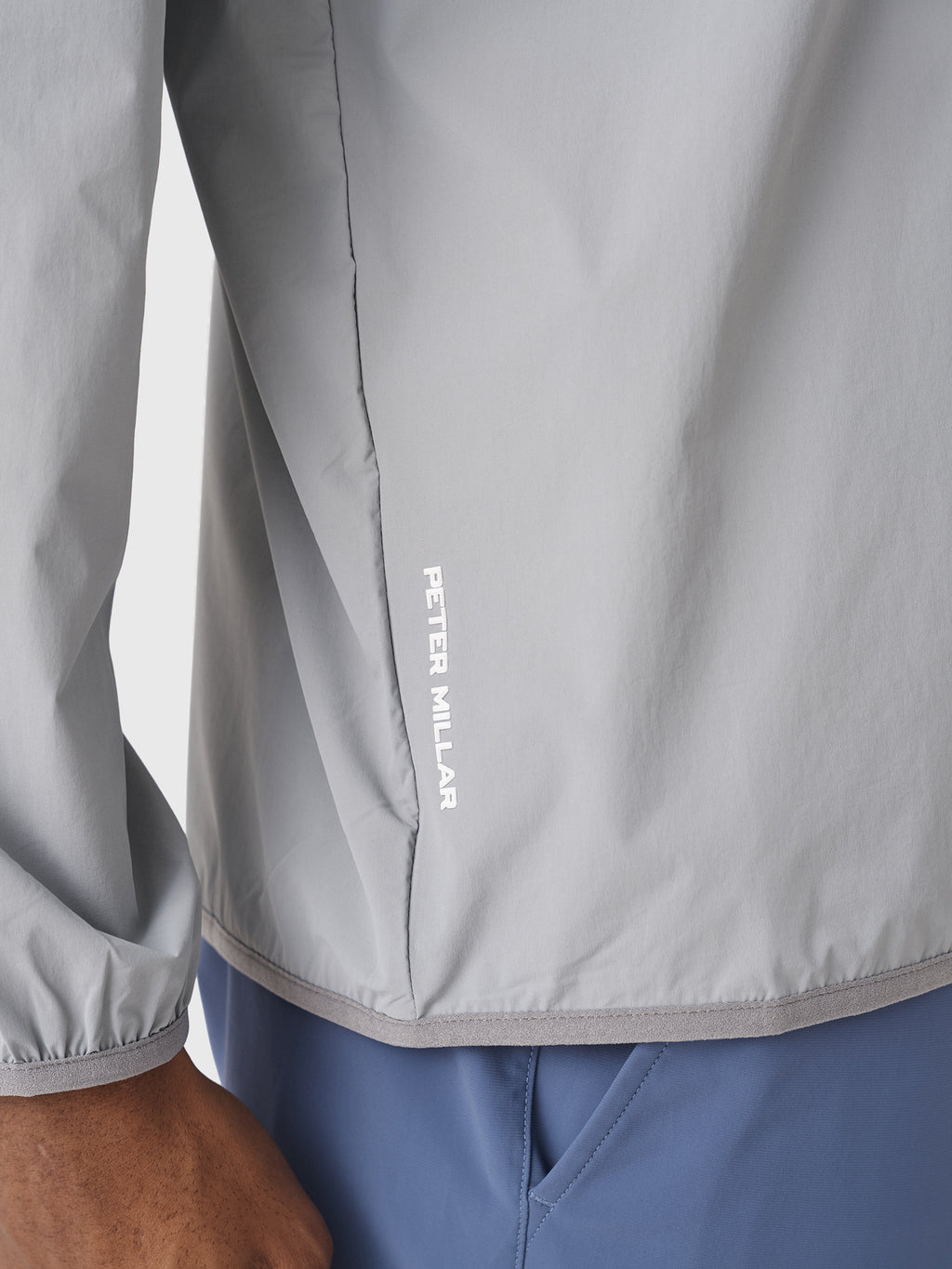 Peter Millar Crown Sport Men's Featherweight Sun Hoodie - Saint Bernard