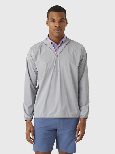 Peter Millar Crown Sport Men's Featherweight Sun Hoodie - Saint Bernard