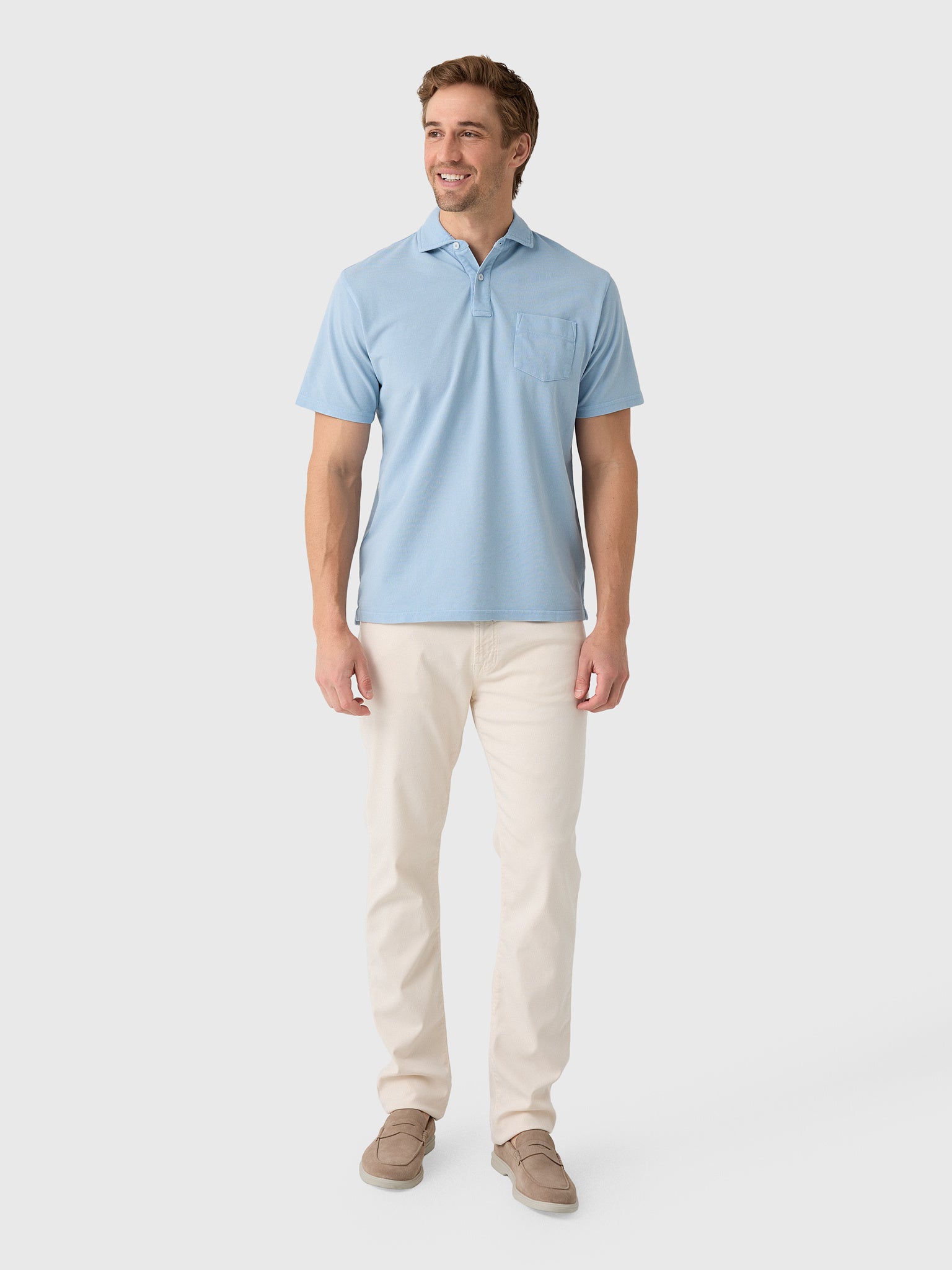 Peter Millar Crown Men's Everyday Piqué Polo - Saint Bernard