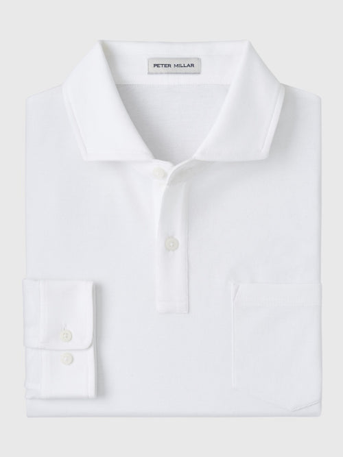 Peter Millar Crown Men's Everyday Piqué Long Sleeve Polo