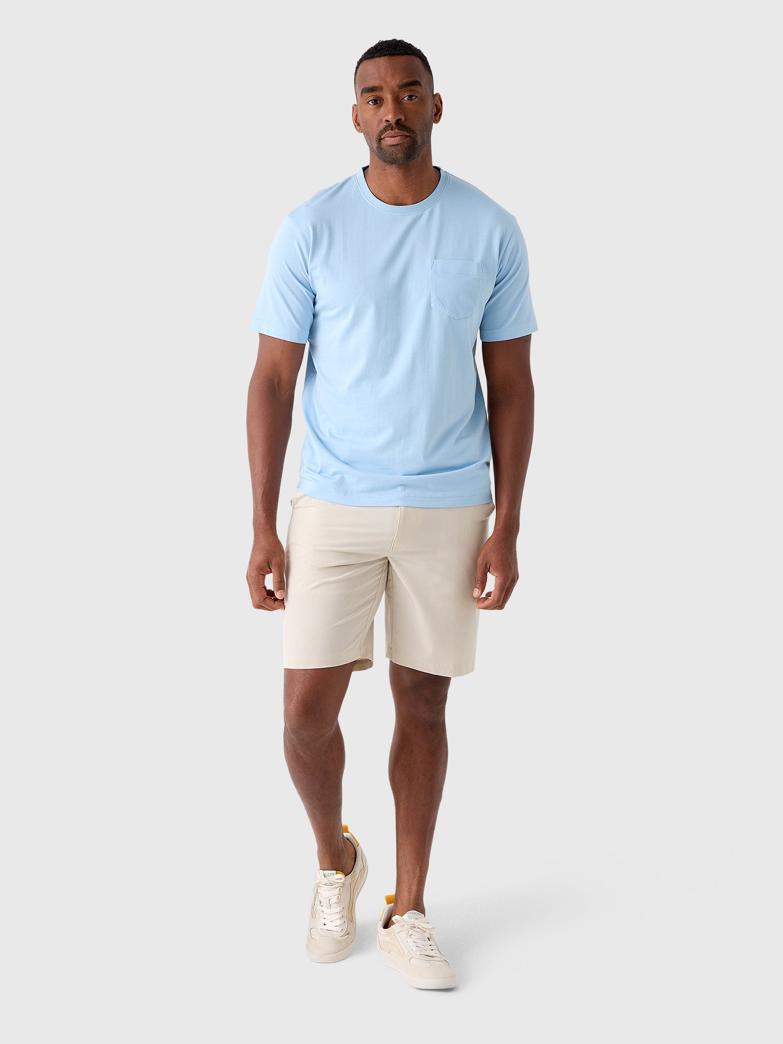 Peter Millar Crown Comfort Men's Short-Sleeve Pocket Tee - Saint Bernard