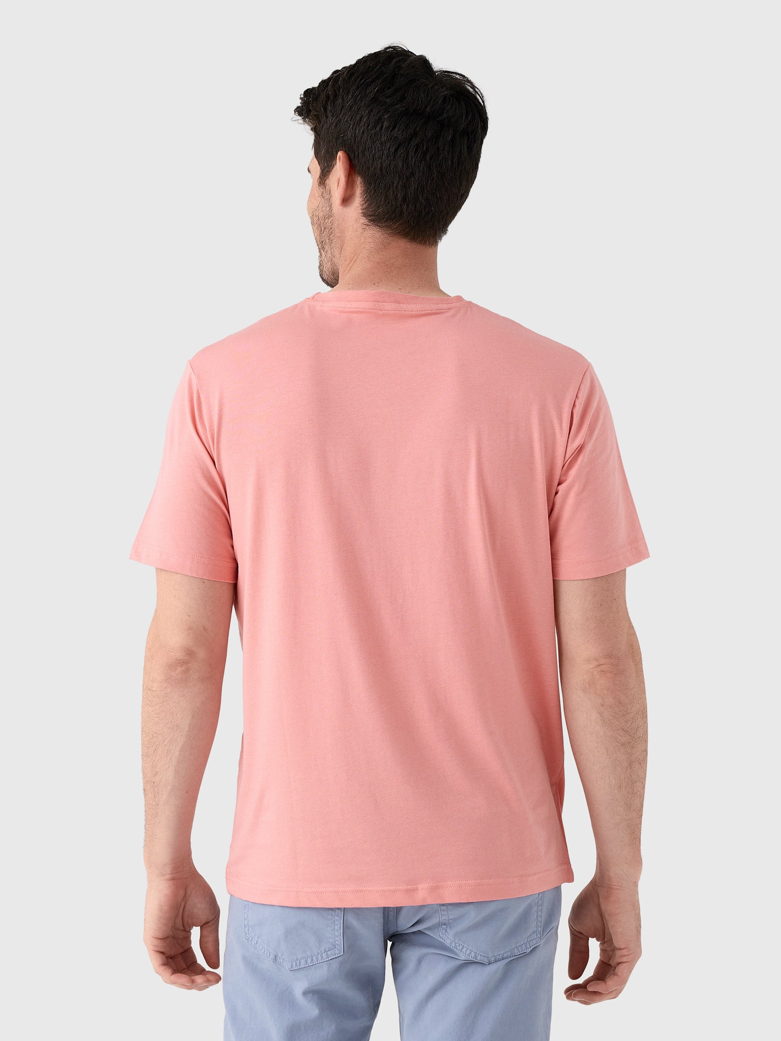 Peter Millar Crown Comfort Men's Short-Sleeve Pocket Tee - Saint Bernard