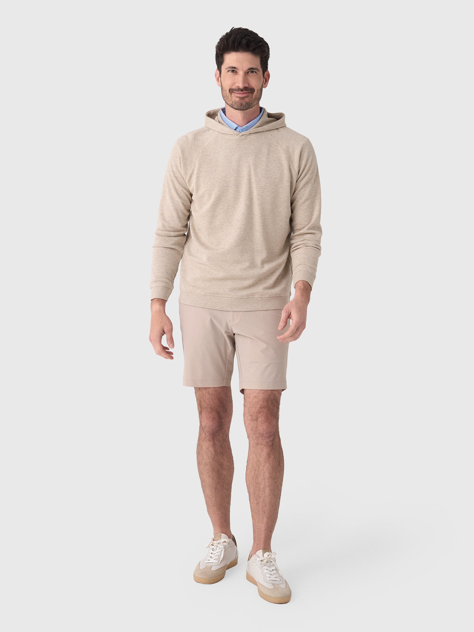 Peter Millar Crown Men's Comfort Knit Hoodie - Saint Bernard