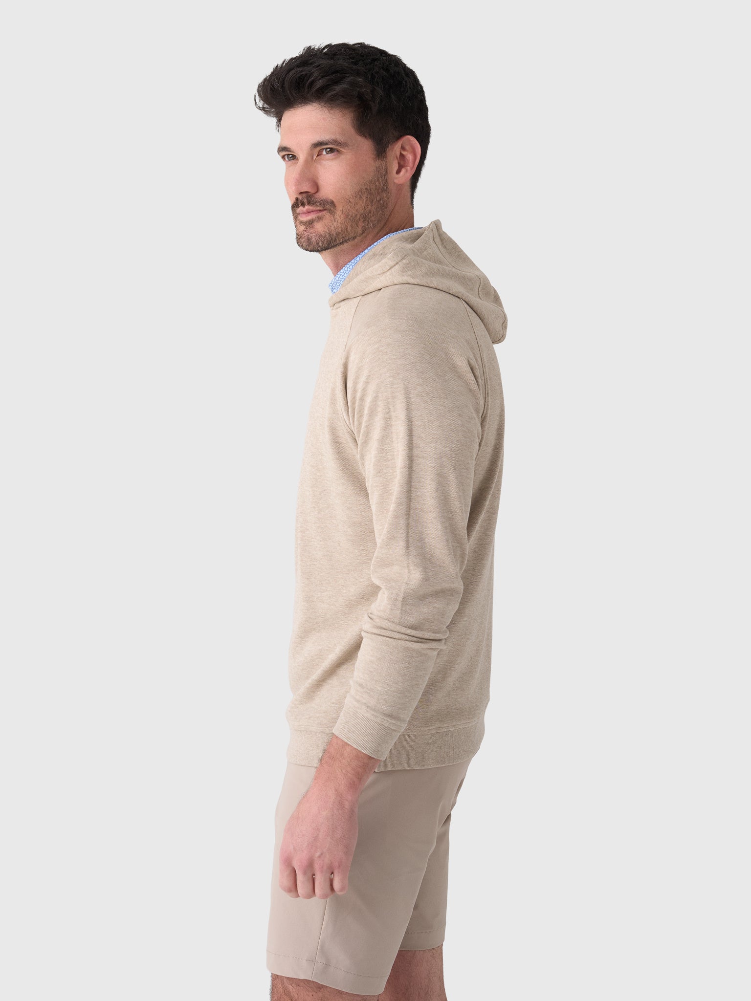 Peter Millar Crown Men's Comfort Knit Hoodie - Saint Bernard