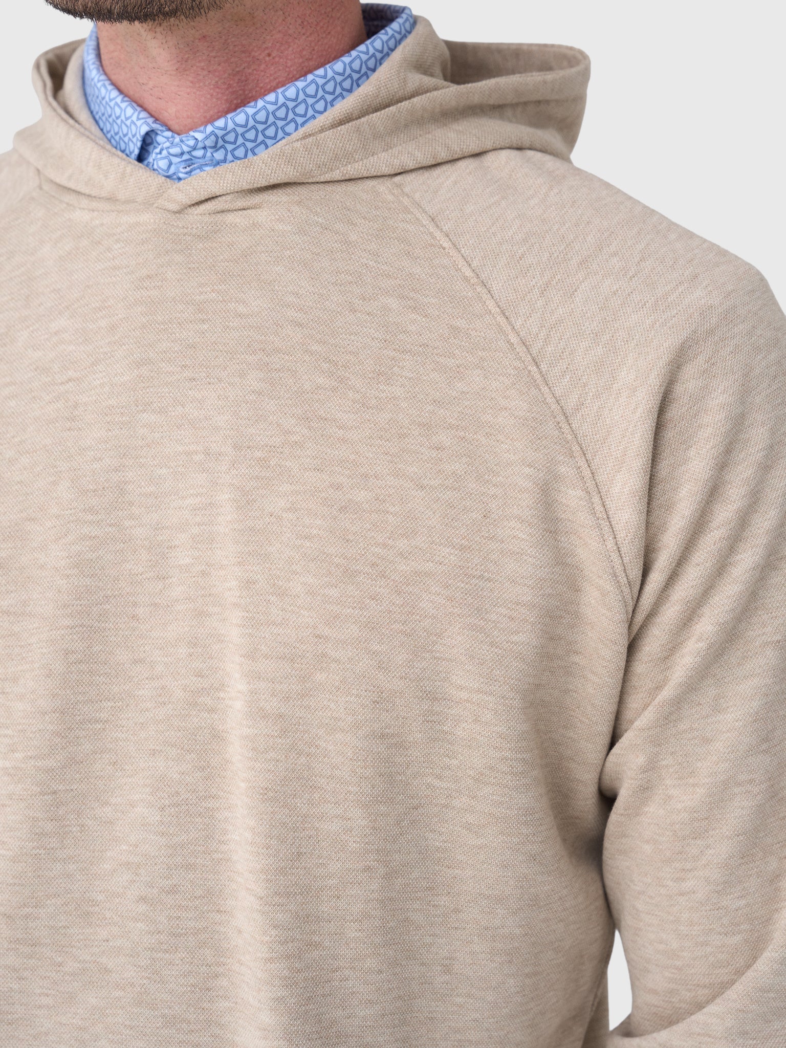 Peter Millar Crown Men's Comfort Knit Hoodie - Saint Bernard