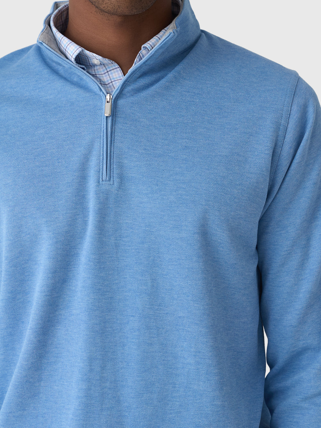 Peter Millar Crown Men's Comfort Quarter-Zip - Saint Bernard