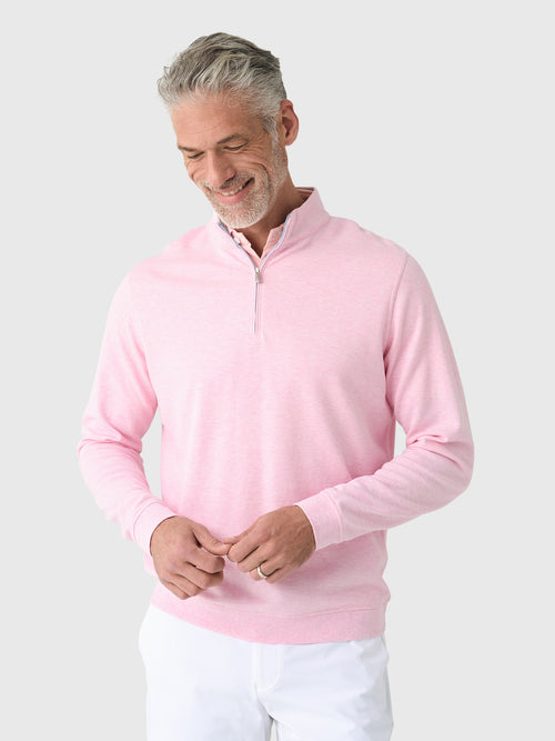 Peter Millar Crown Men's Comfort Quarter-Zip - Saint Bernard