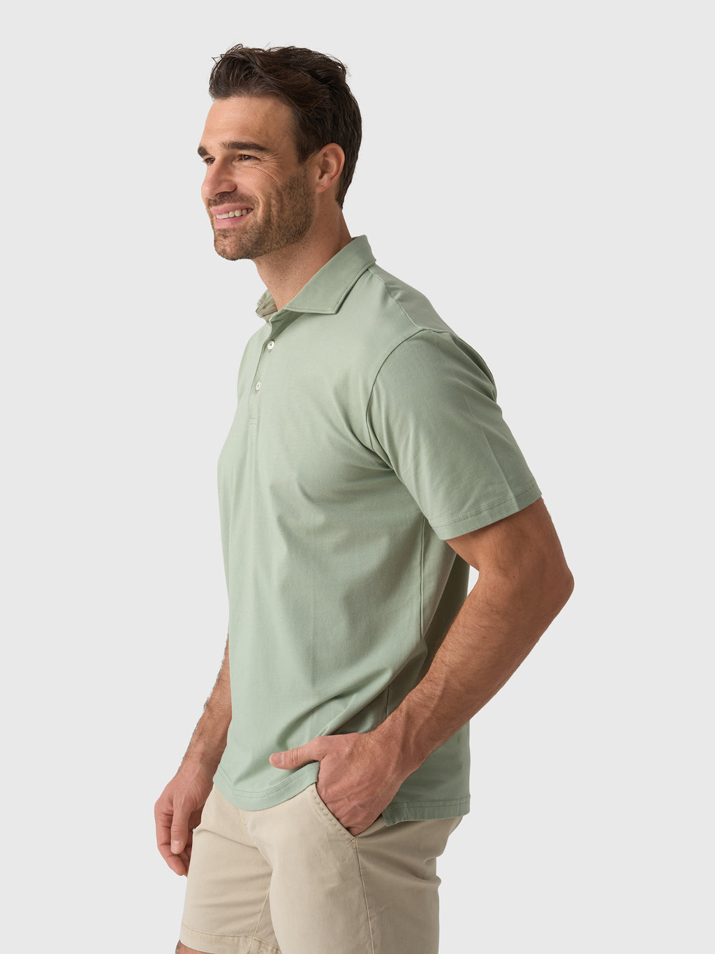 Peter Millar Crown Men's Flex Cotton Polo - Saint Bernard